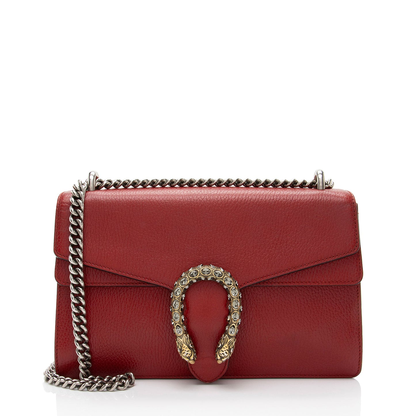 Gucci Leather Crystal Dionysus Small Shoulder Bag