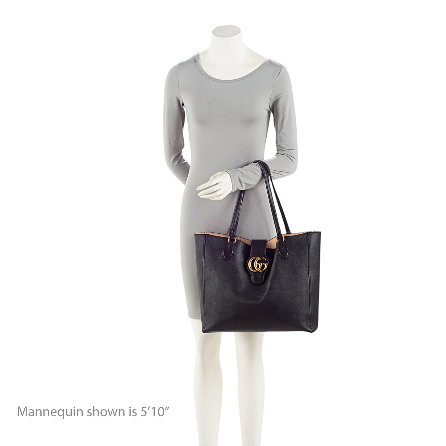 Gucci Leather Dahlia Medium Tote (SHF-G7nIG2)