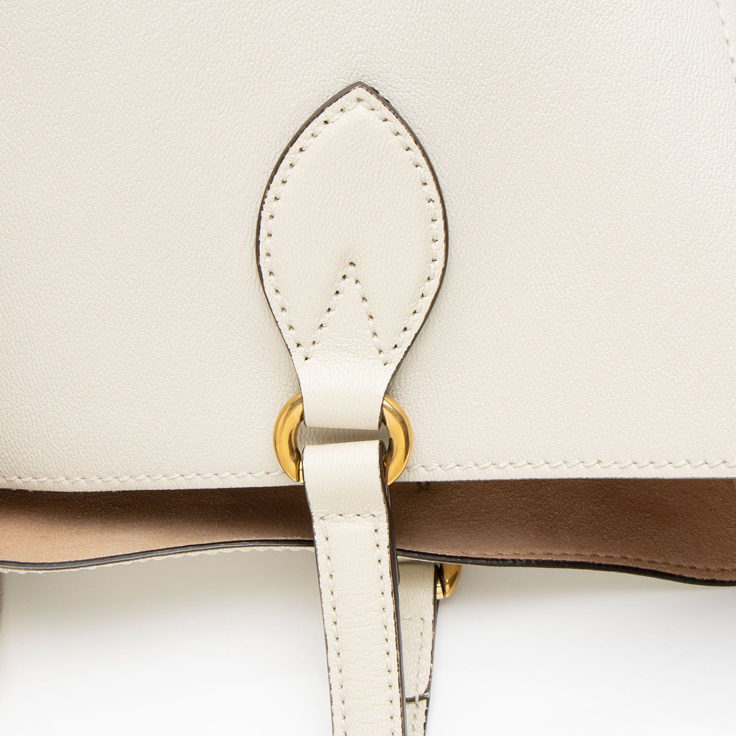 Gucci Leather Dahlia Medium Tote (SHF-l9vBxj)