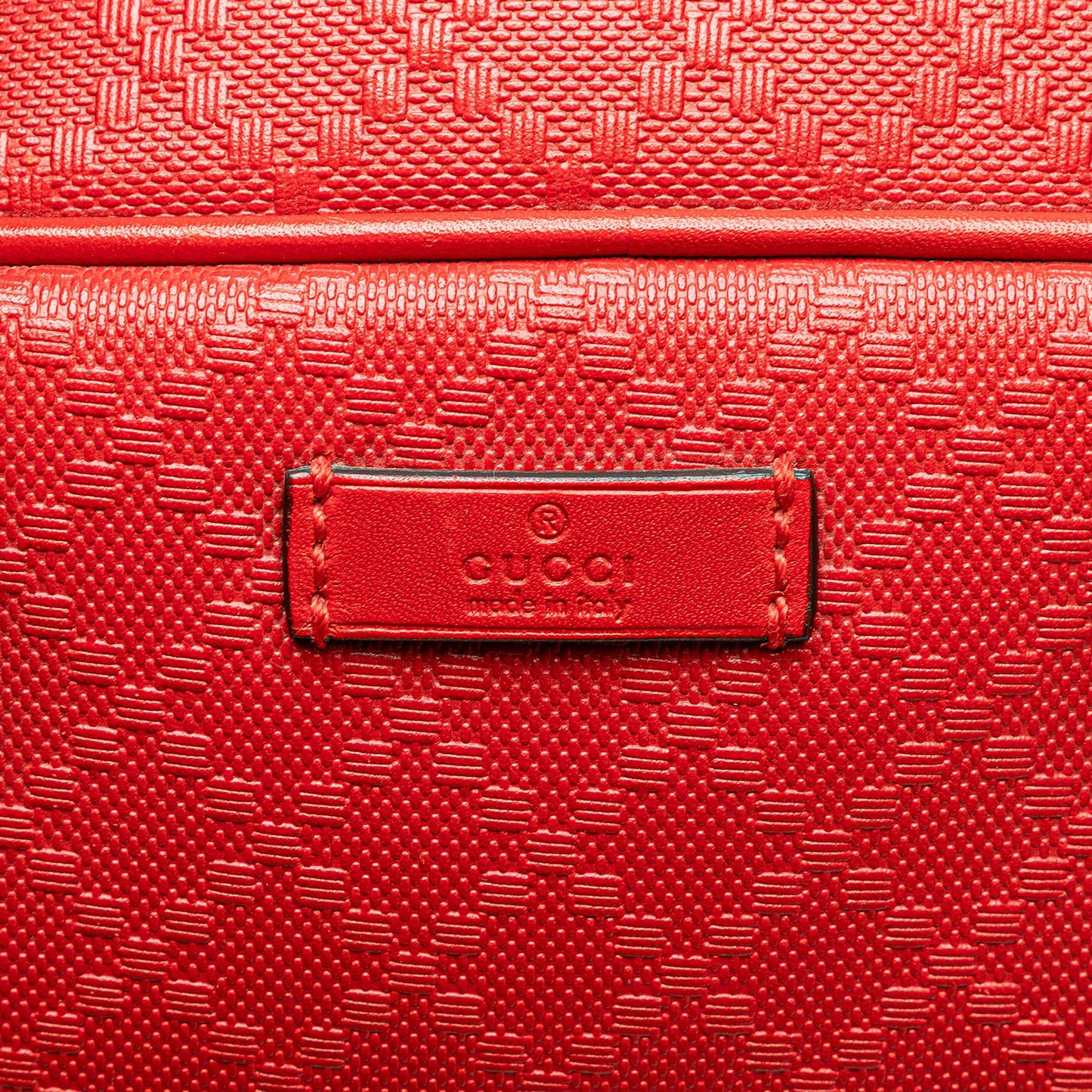 Gucci Leather Diamante Business Bag