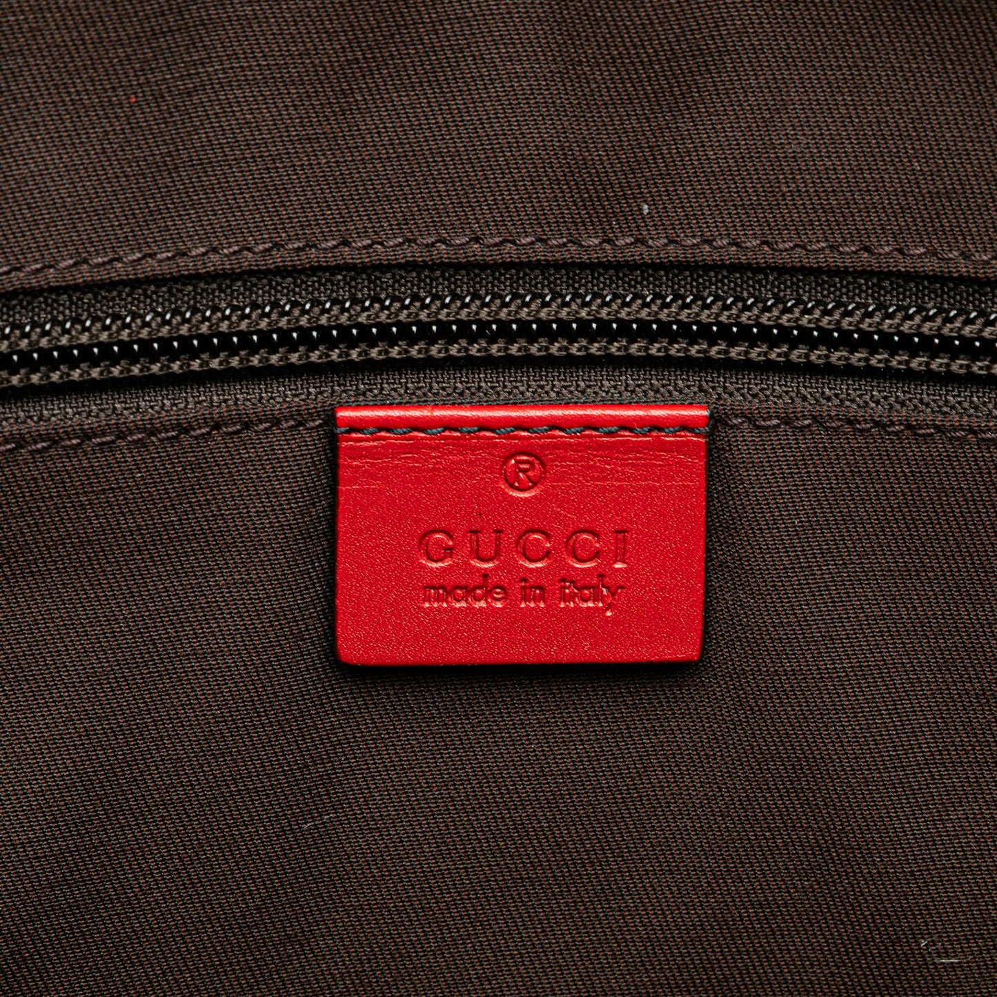 Gucci Leather Diamante Business Bag