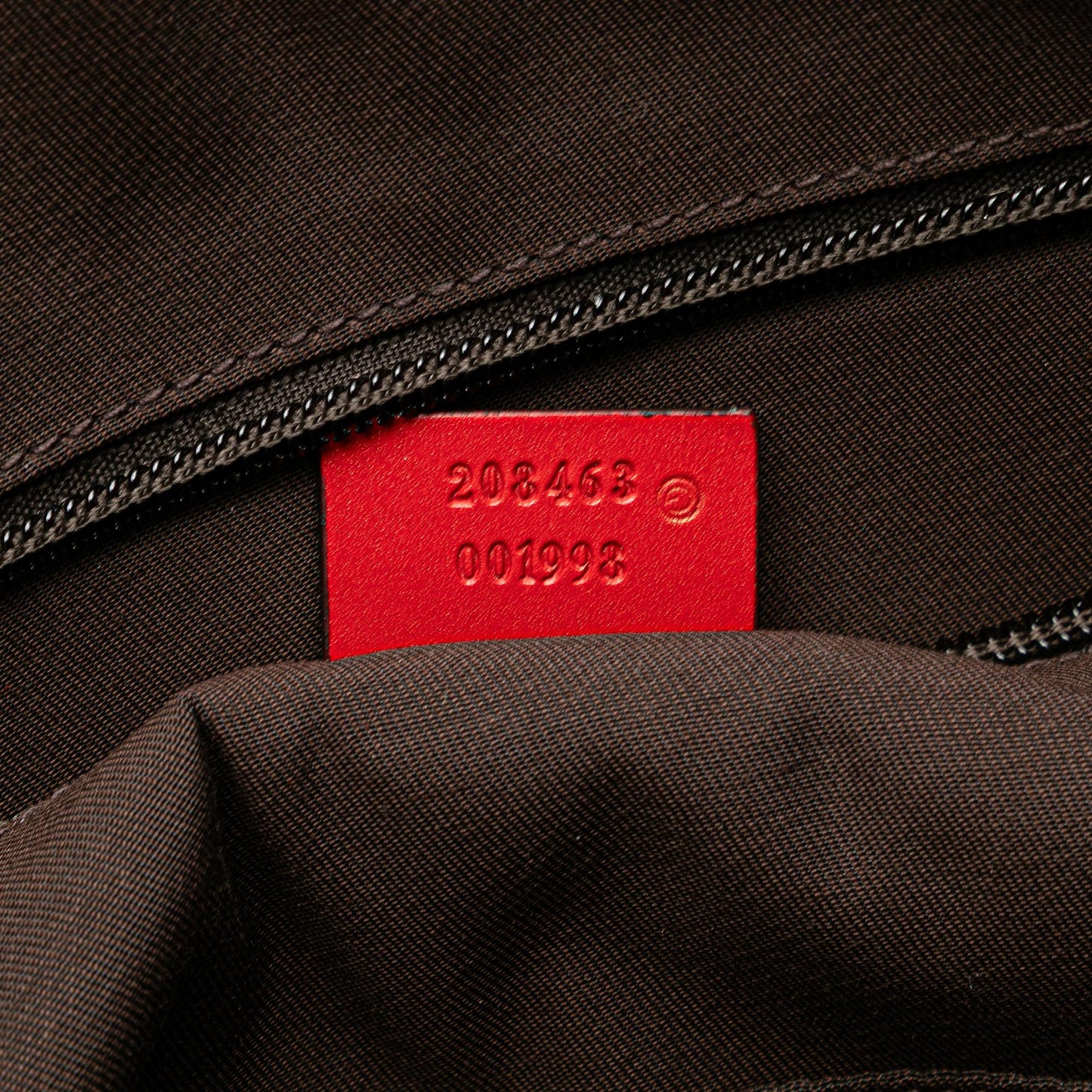 Gucci Leather Diamante Business Bag