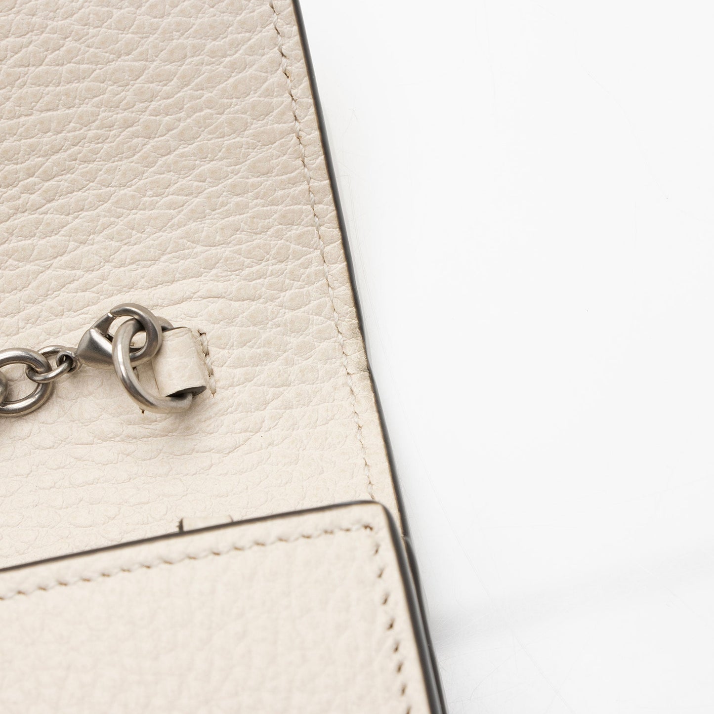 Gucci Leather Crystal Dionysus Chain Wallet (SHF-H1BZ4r)