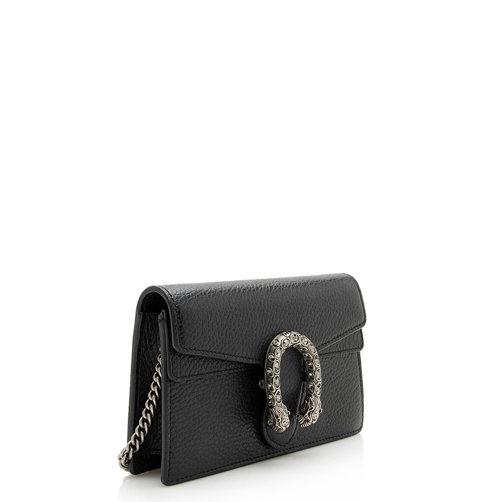 Gucci Leather Dionysus Super Mini Bag (SHF-22914)