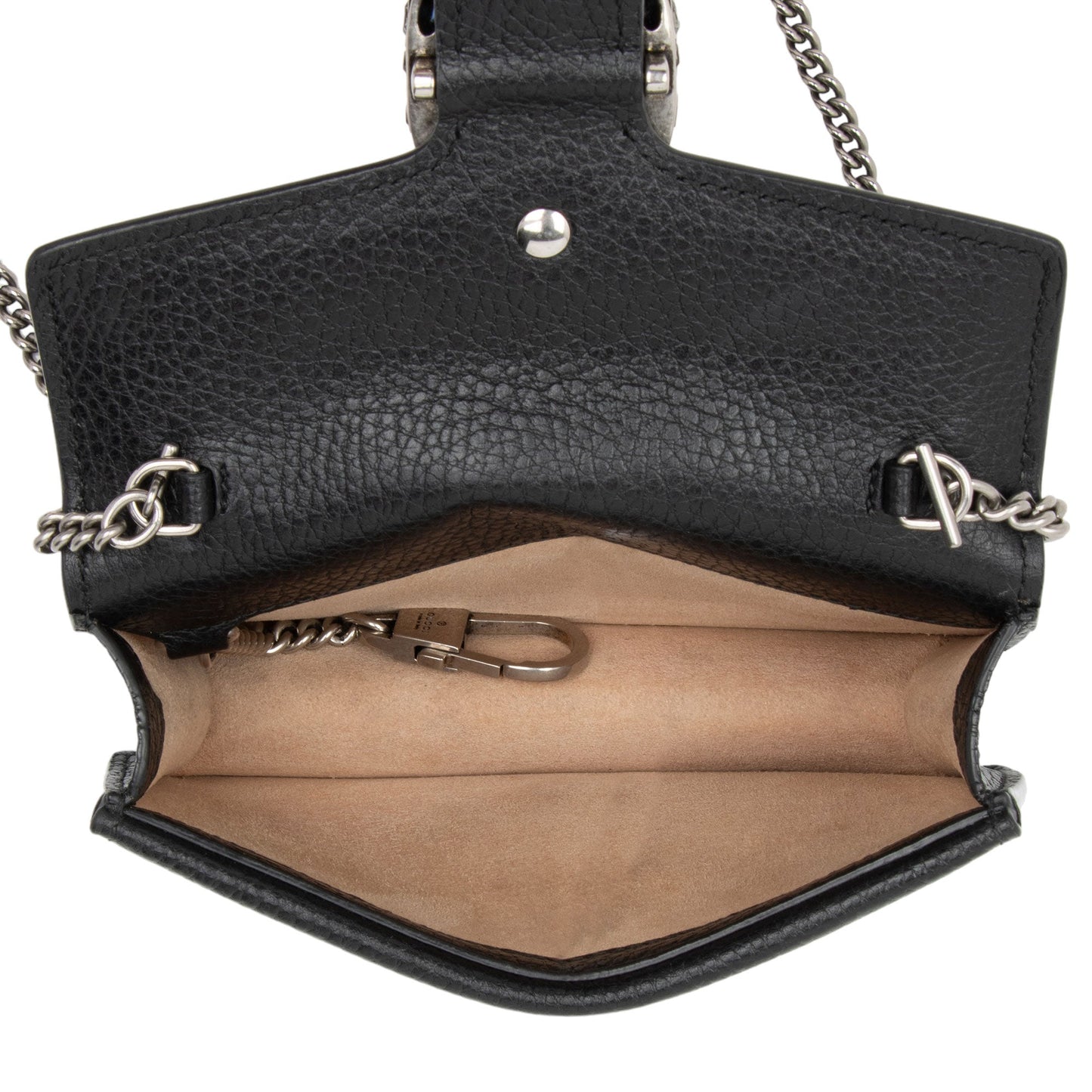 Gucci Leather Dionysus Super Mini Bag (SHF-vEOAxI)