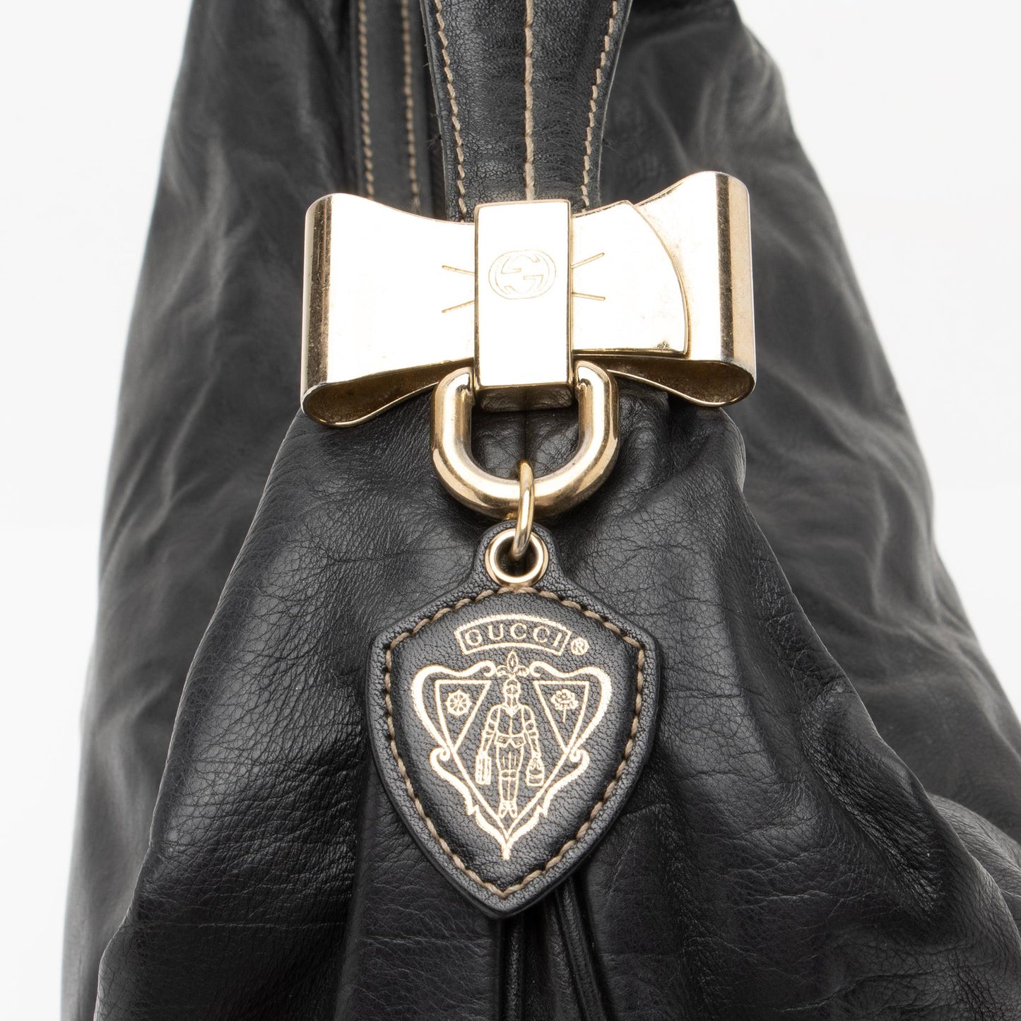 Gucci Leather Duchessa Medium Hobo (SHF-23524)