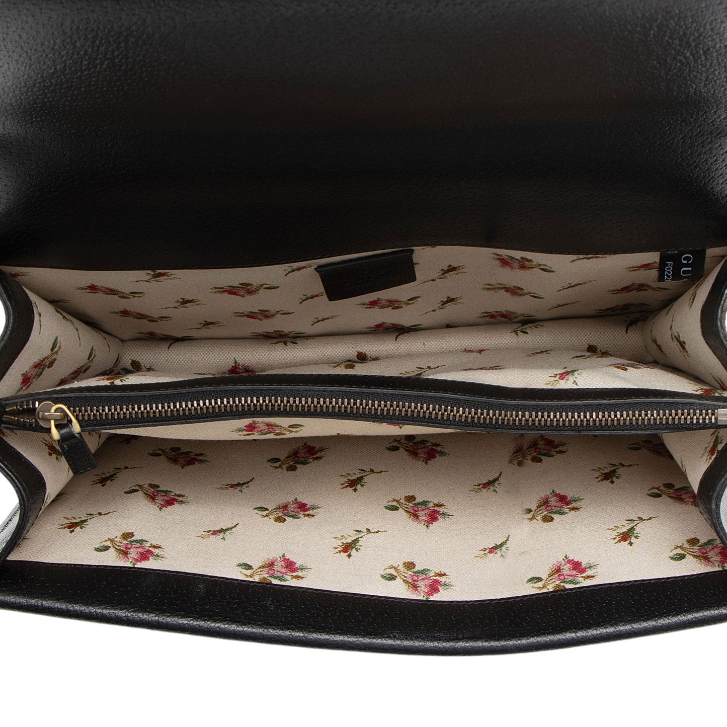 Gucci Leather Embroidered Rose Dionysus Medium Shoulder Bag (SHF-NIvfQT)