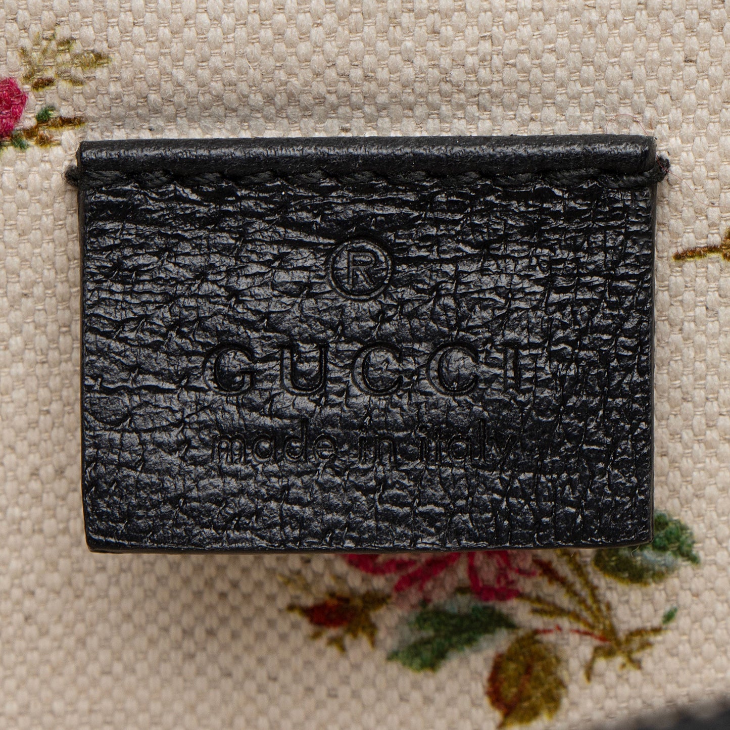 Gucci Leather Embroidered Rose Dionysus Medium Shoulder Bag (SHF-NIvfQT)