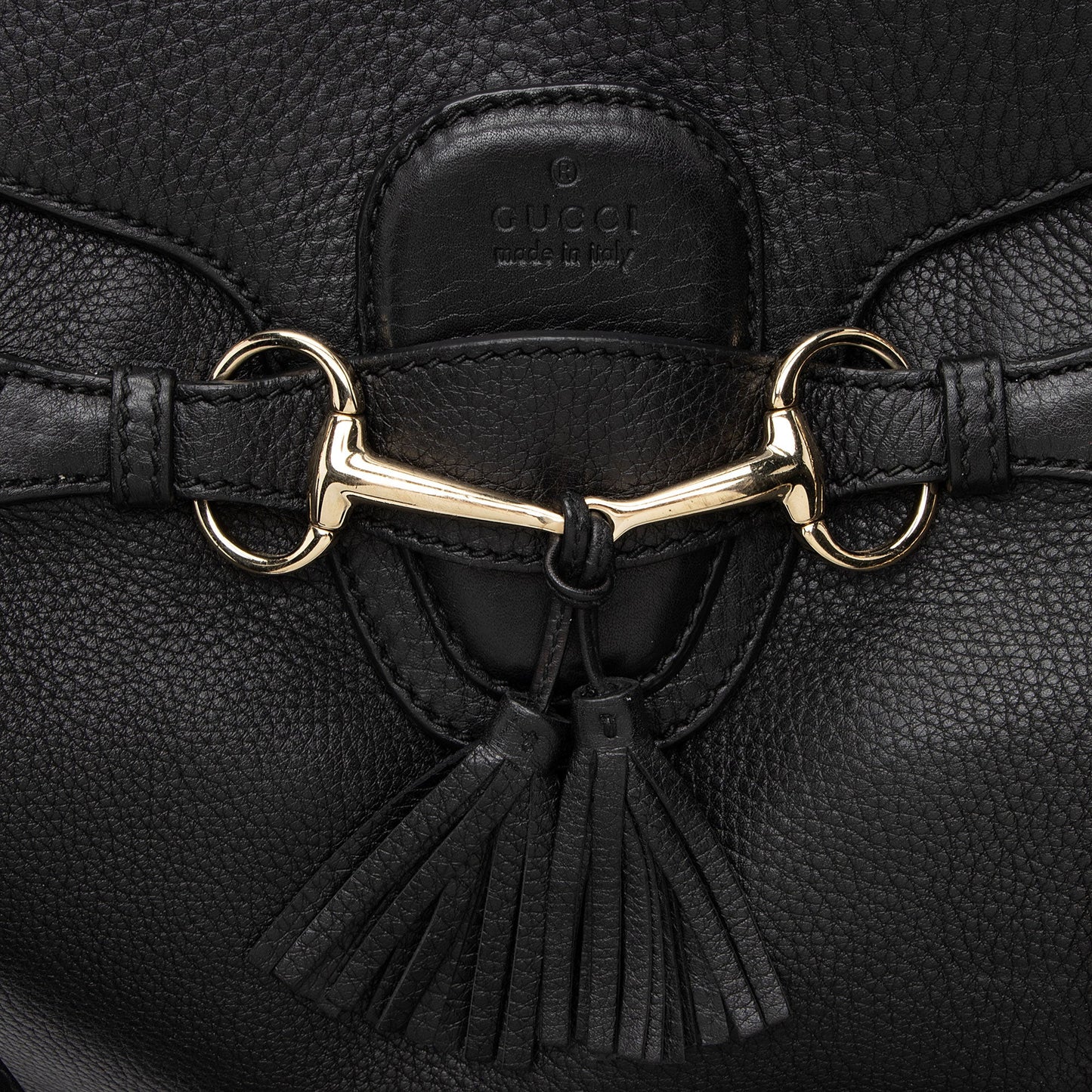 Gucci Leather Emily Shoulder Bag