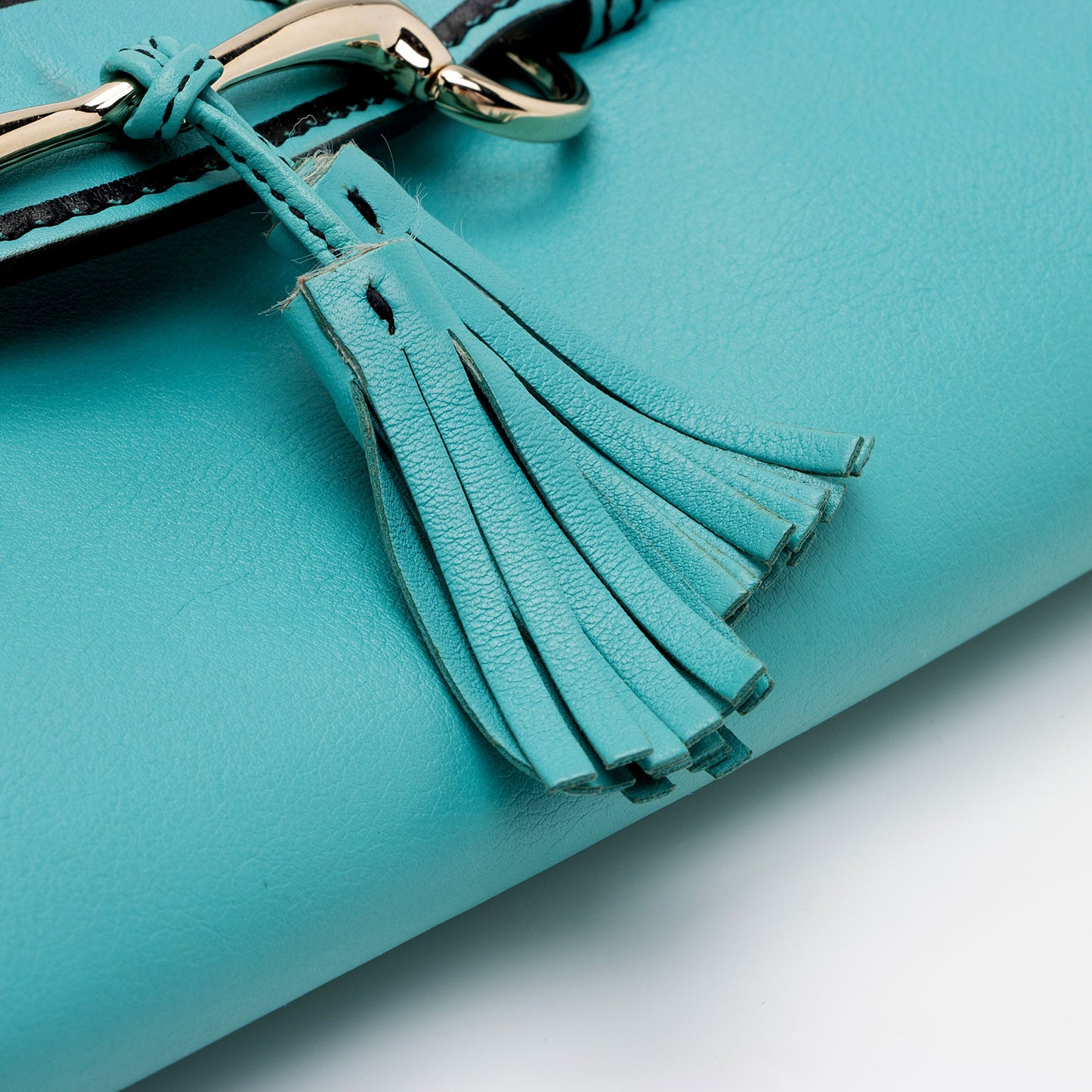 Gucci Leather Emily Small Chain Shoulder Bag (SHF-C1Ky8i)