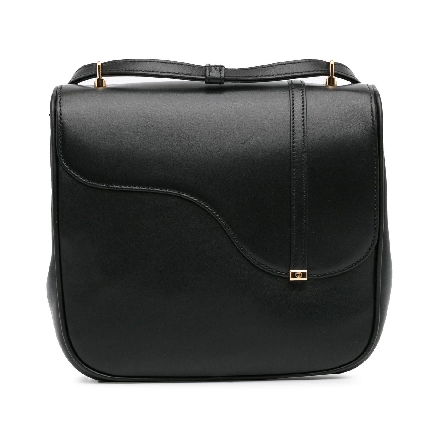 Gucci Leather Equestrian Crossbody (SHG-YHWrQK)