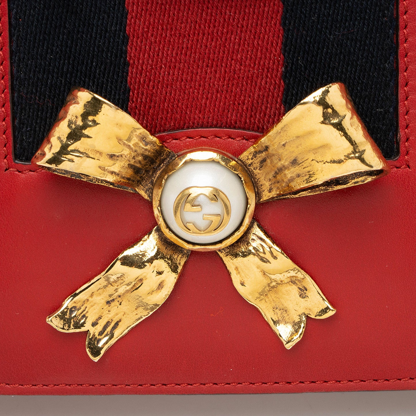 Gucci Leather Evil Eye Chain Medium Shoulder Bag
