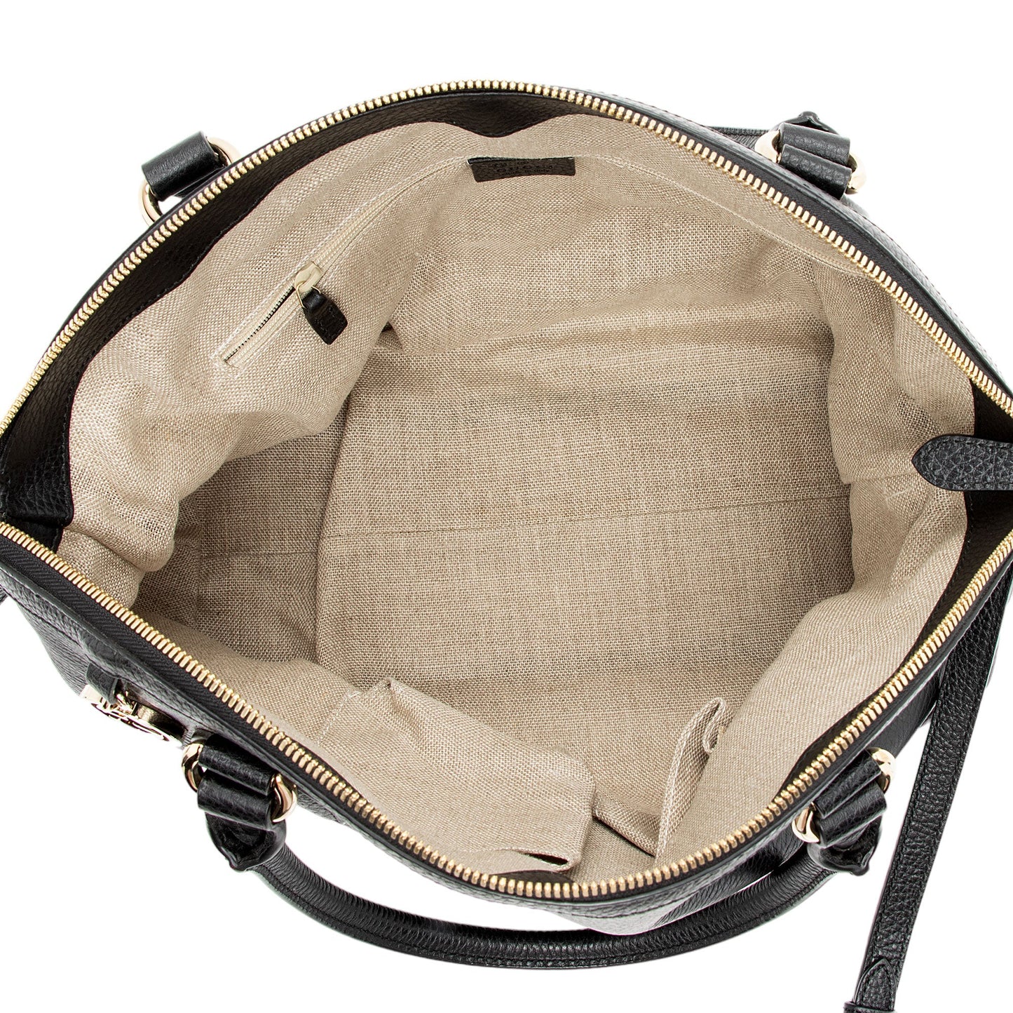 Gucci Leather GG Charm Dome Large Satchel (SHF-ijUjSb)
