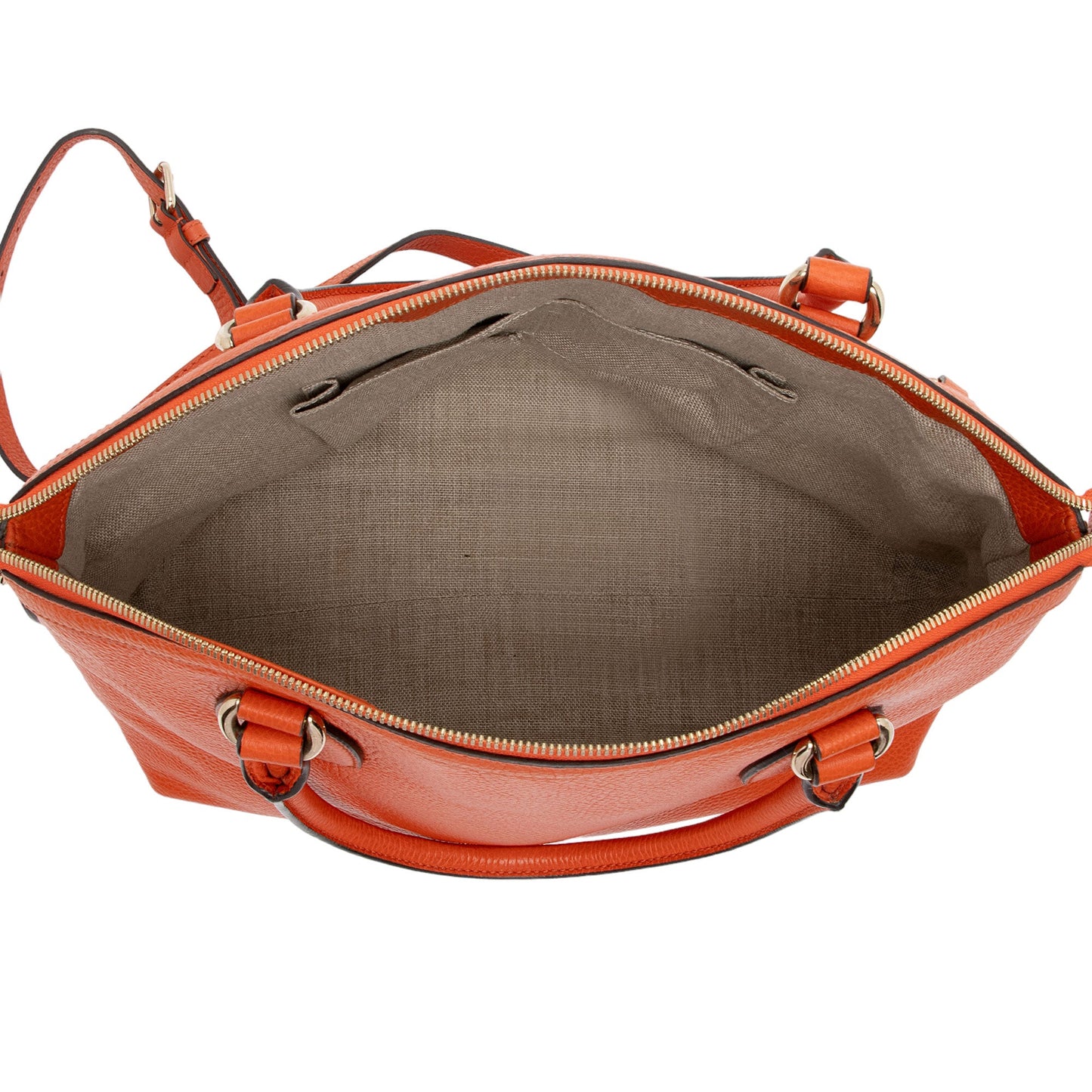 Gucci Leather GG Charm Dome Large Satchel (SHF-mAjdM8)