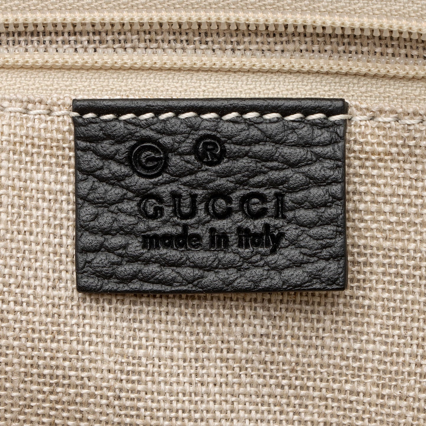 Gucci Leather GG Charm Dome Medium Satchel