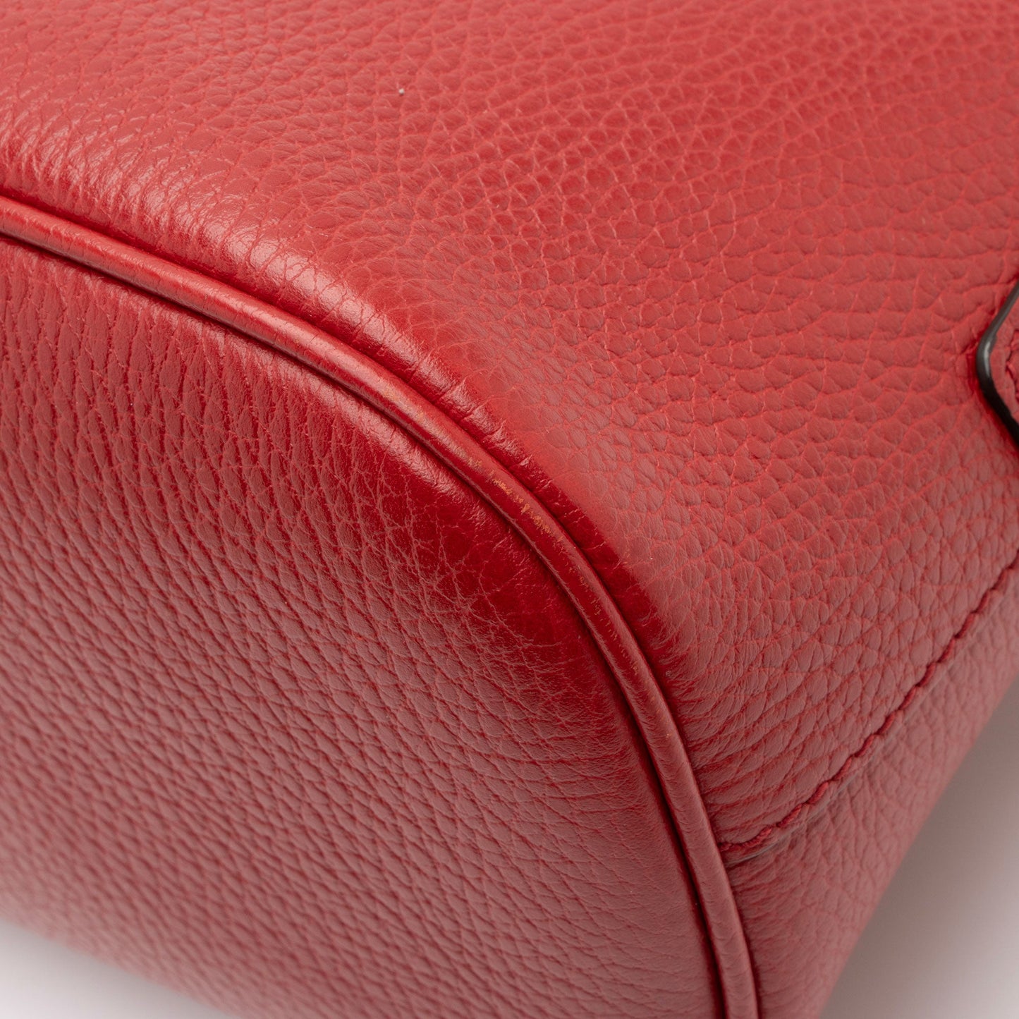 Gucci Leather GG Charm Dome Small Satchel