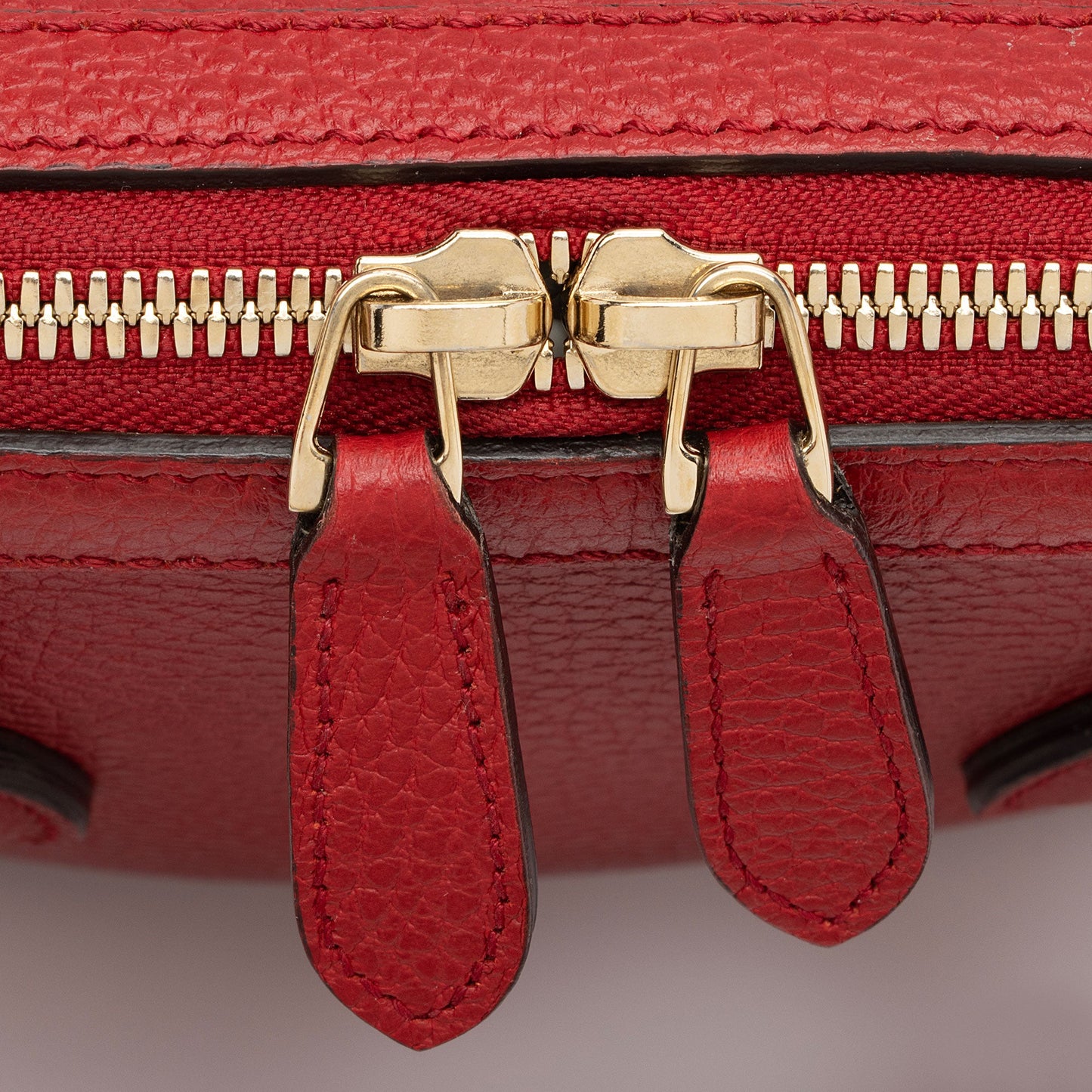Gucci Leather GG Charm Dome Small Satchel
