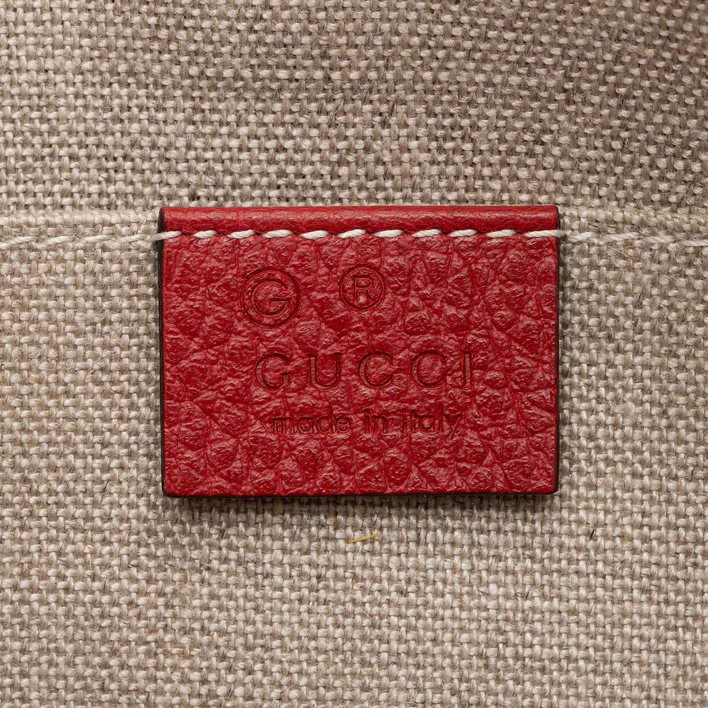 Gucci Leather GG Charm Dome Small Satchel
