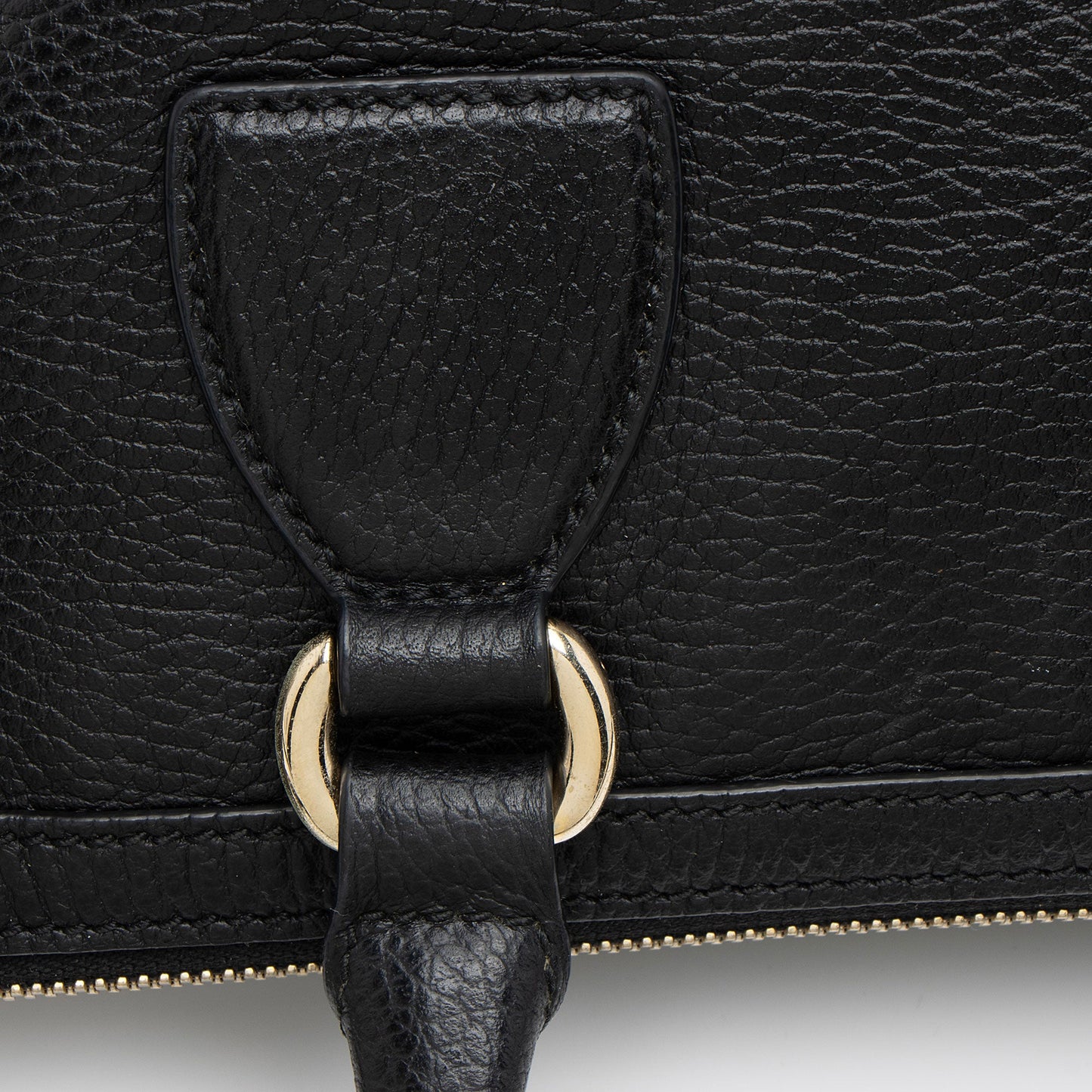 Gucci Leather GG Charm Satchel