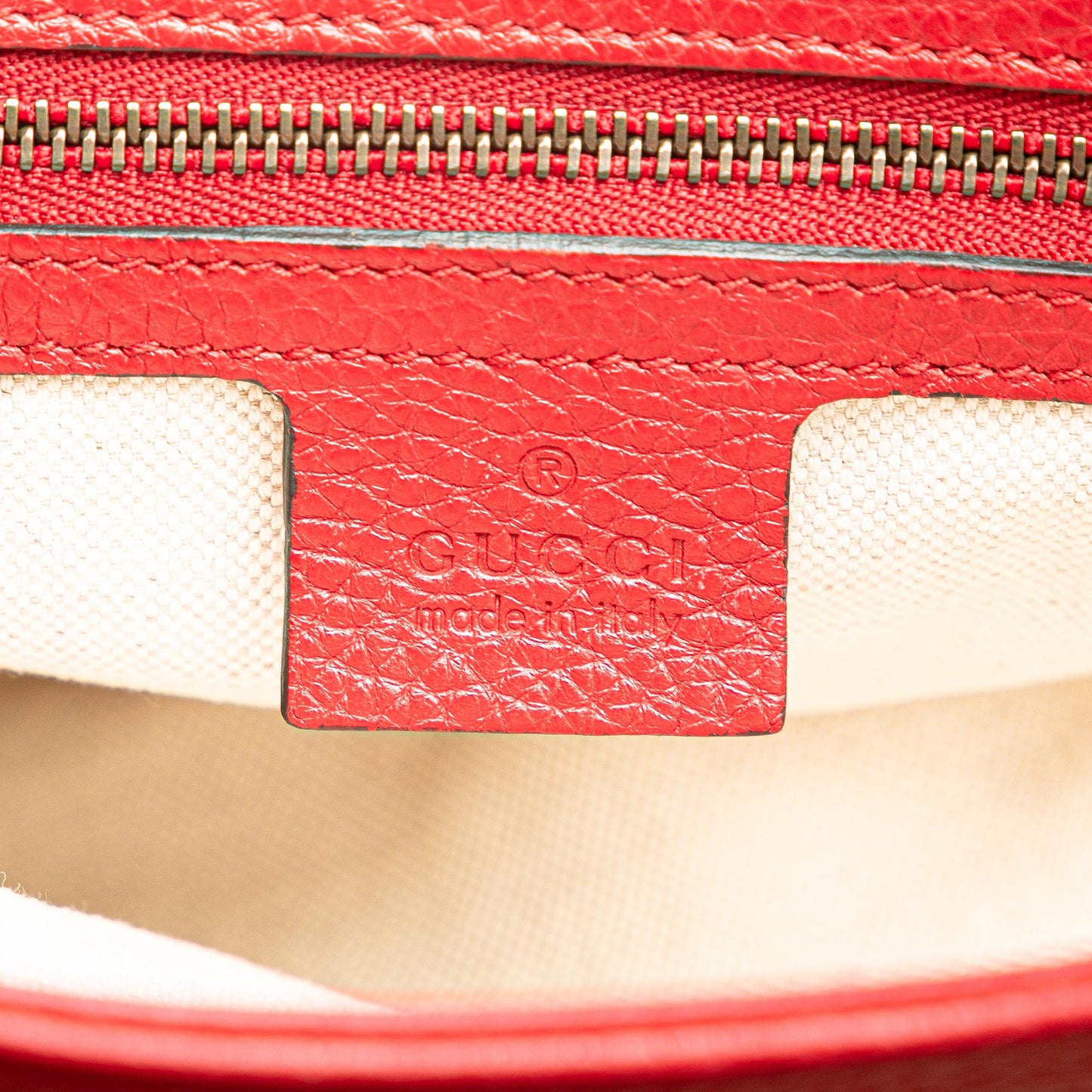 Gucci Leather GG Marmont Animalier Crossbody