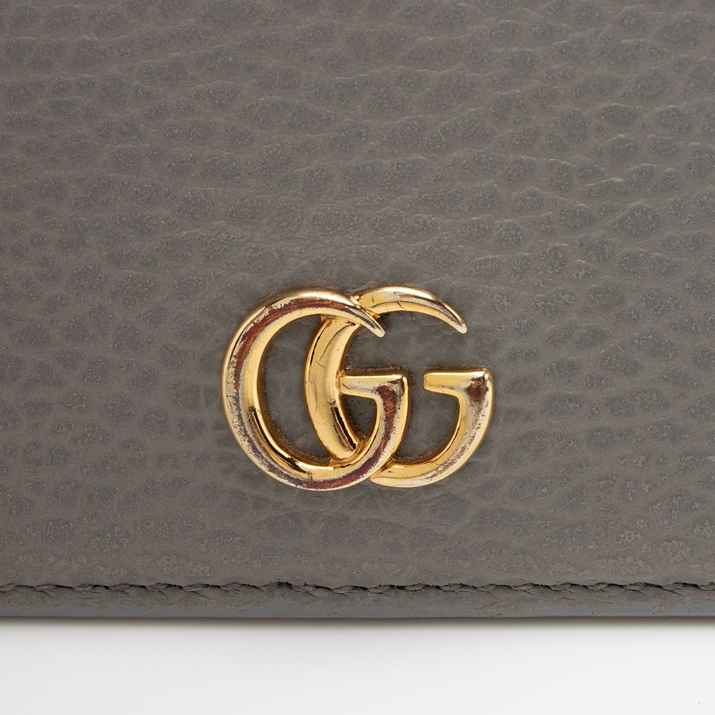 Gucci Leather GG Marmont Mini Chain Bag (SHF-xtqH5g)