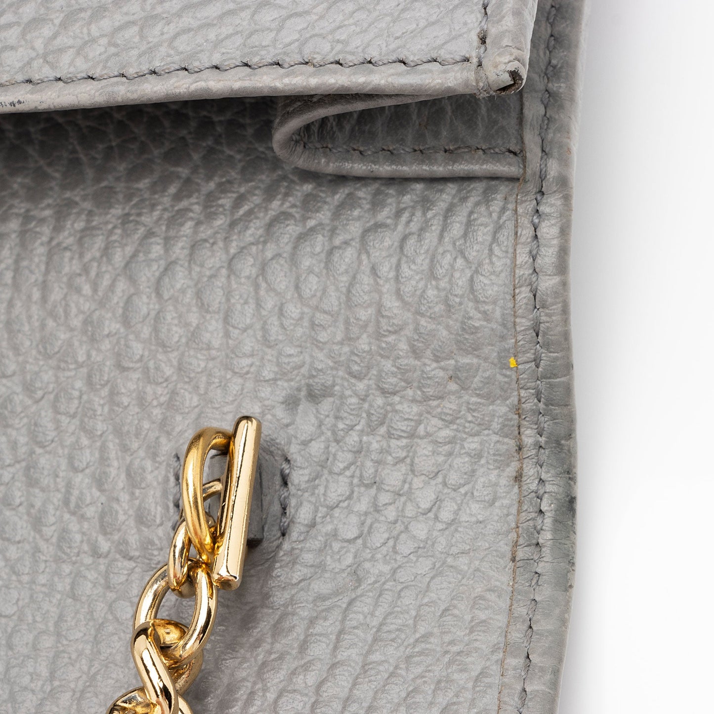 Gucci Leather GG Marmont Mini Chain Bag (SHF-xtqH5g)