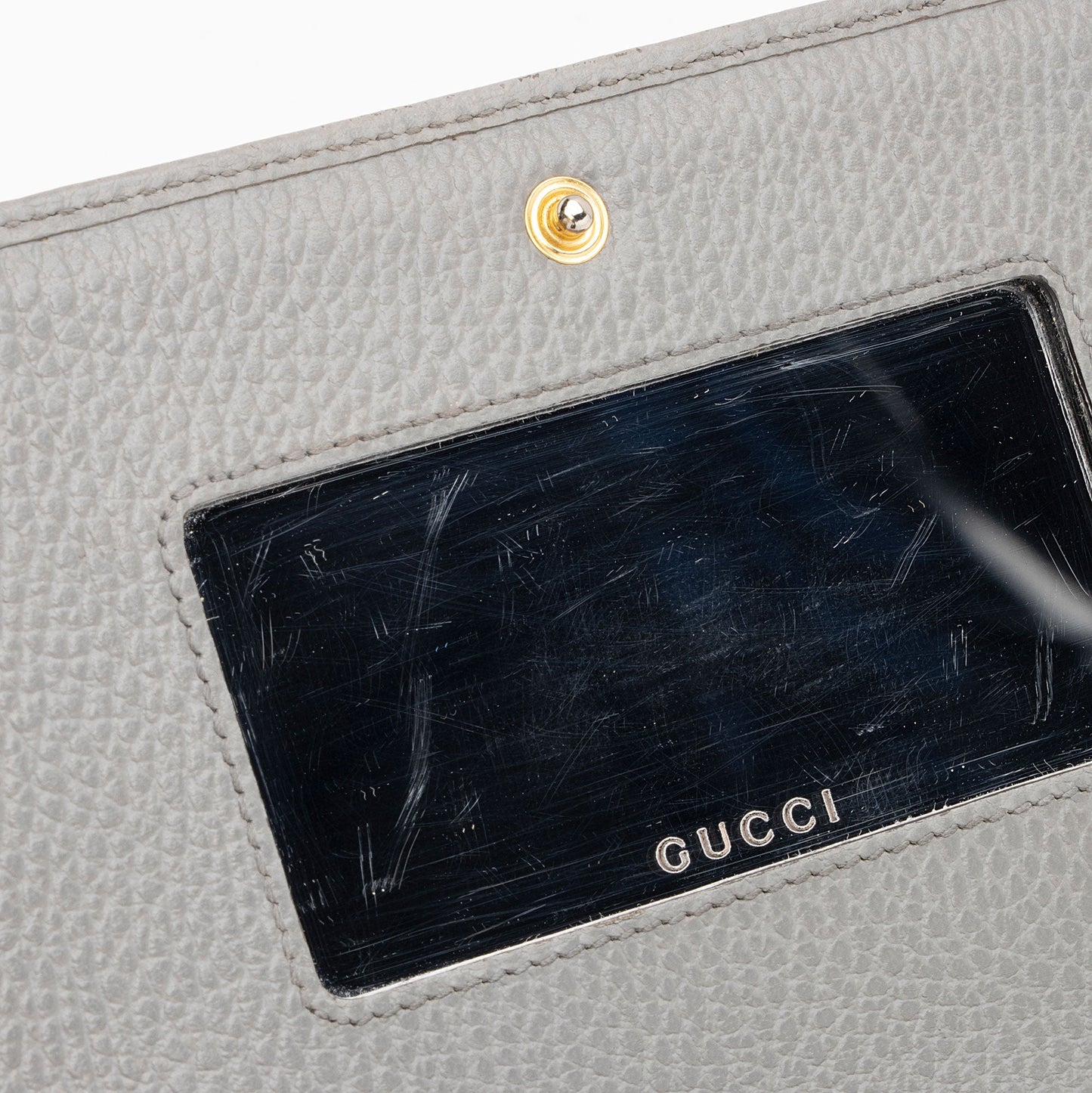 Gucci Leather GG Marmont Mini Chain Bag (SHF-xtqH5g)