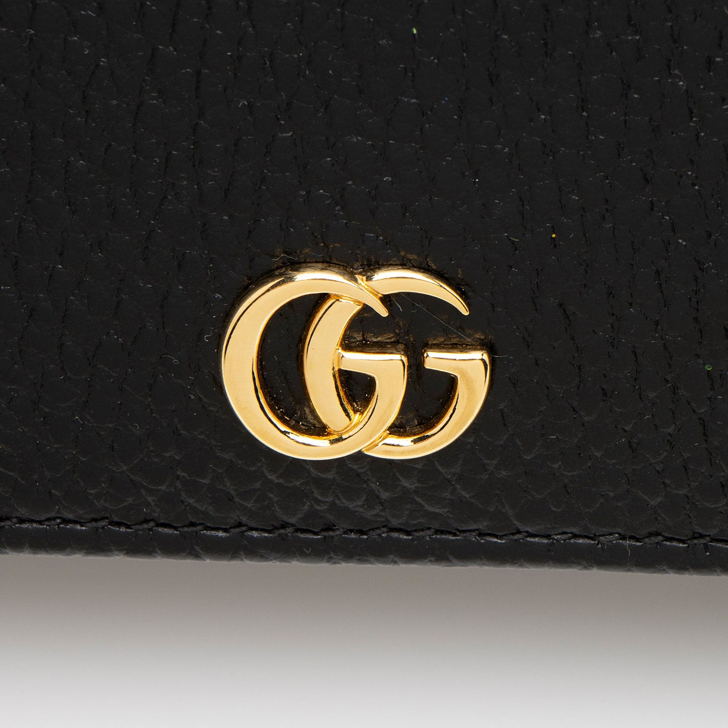 Gucci Leather GG Marmont Mini Chain Bag (SHF-srjOwr)