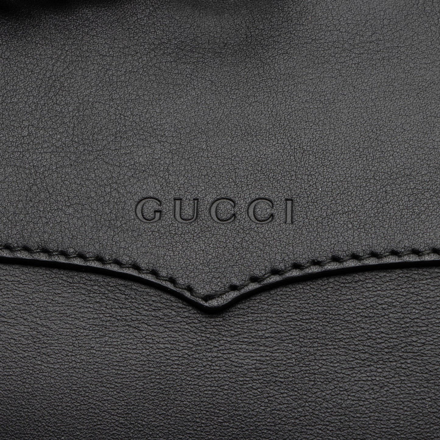 Gucci Leather GG Marmont Web Flap Chain Backpack