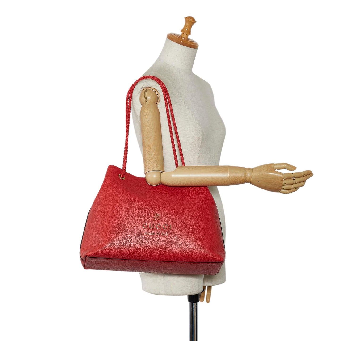 Gucci Leather Gifford Tote (SHG-Olhb7Y)