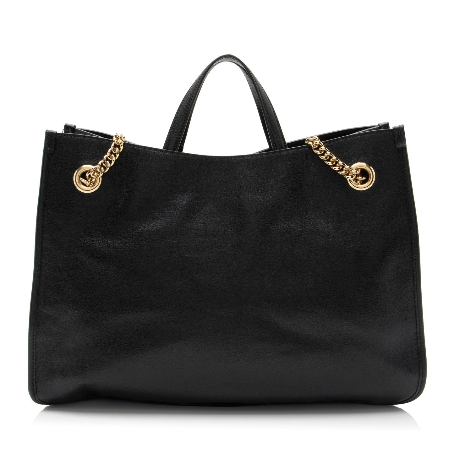 Gucci Leather Horsebit 1955 Chain Large Tote