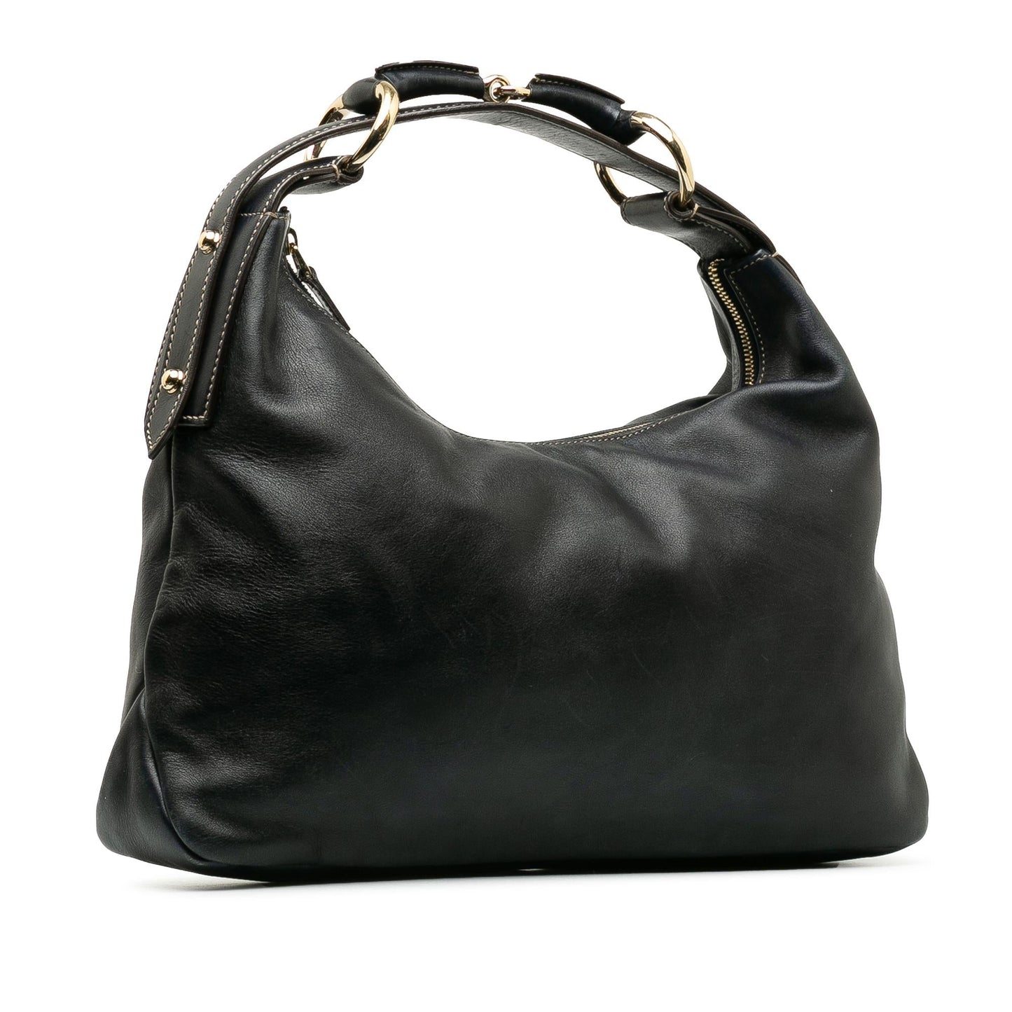 Gucci Leather Horsebit Hobo (SHG-g2QHkt)