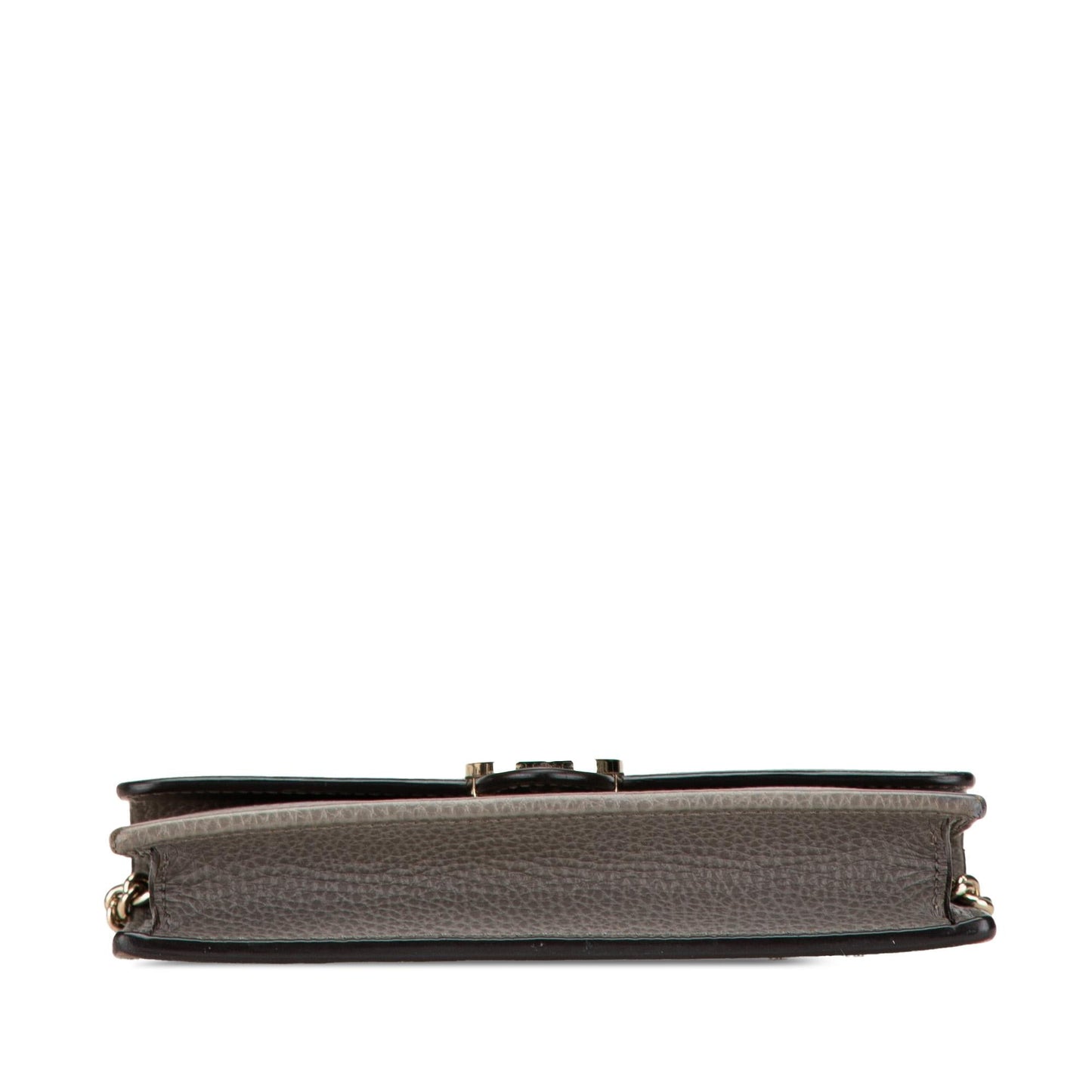 Gucci Leather Interlocking G Dollar Wallet on Chain