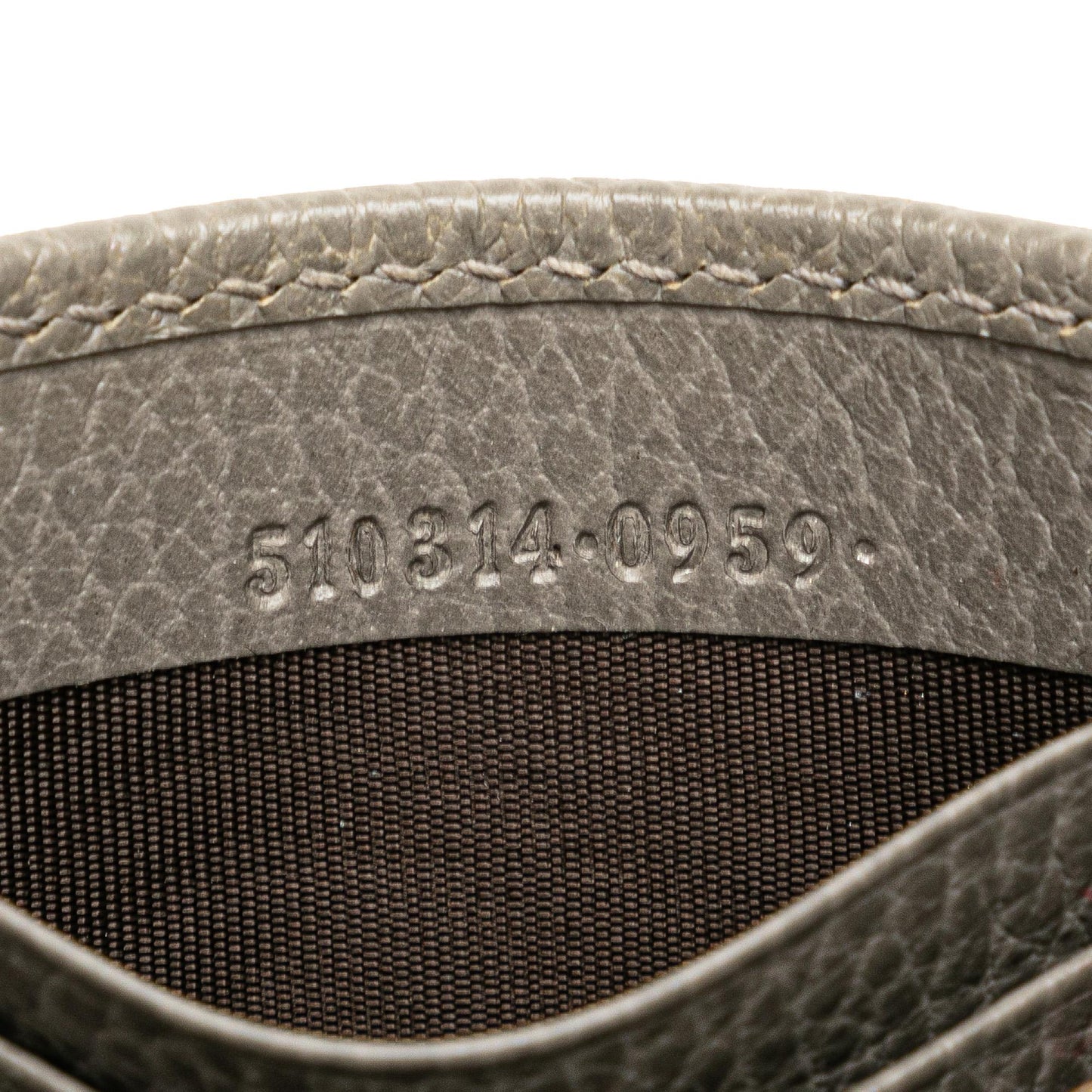 Gucci Leather Interlocking G Dollar Wallet on Chain