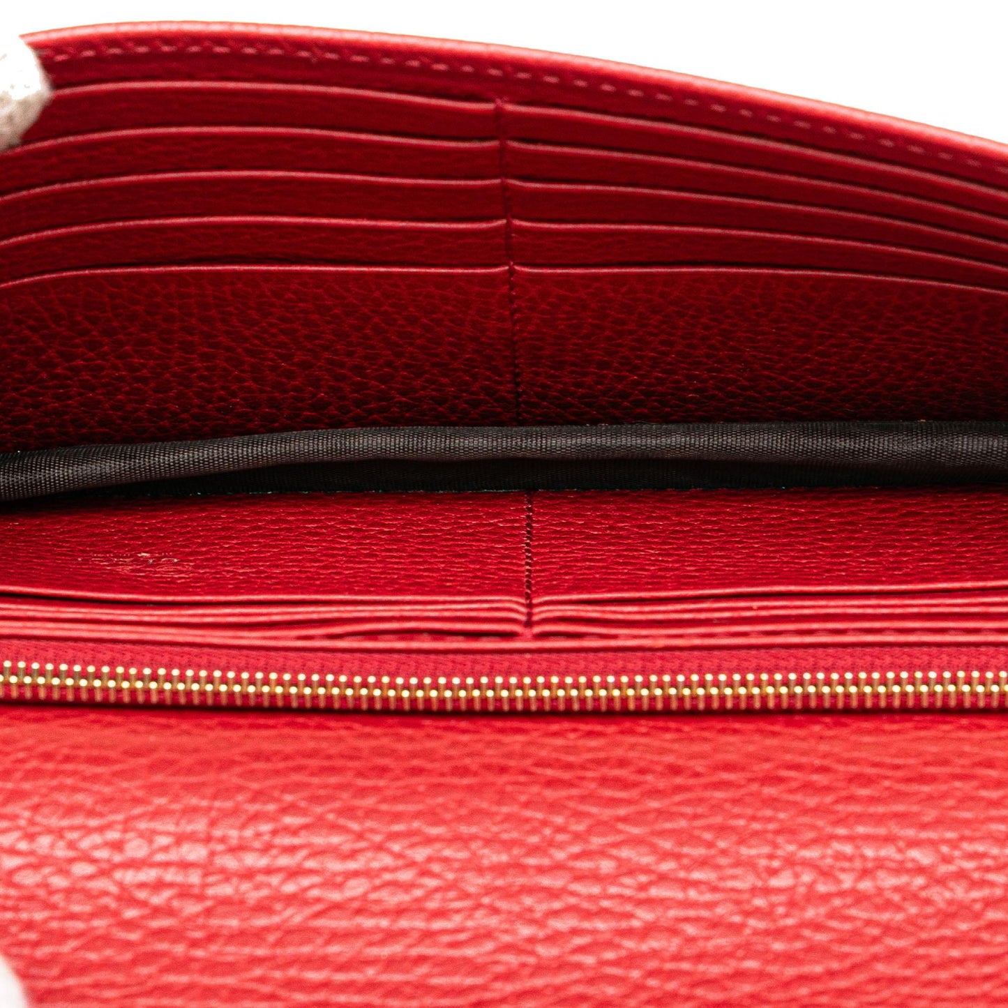 Gucci Leather Interlocking G Dollar Wallet on Chain