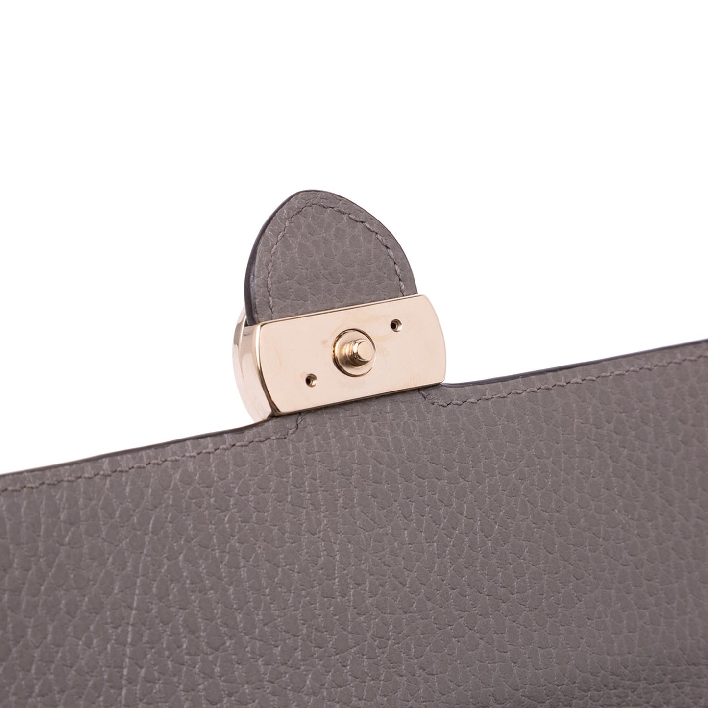 Gucci Leather Interlocking G Dollar Wallet on Chain