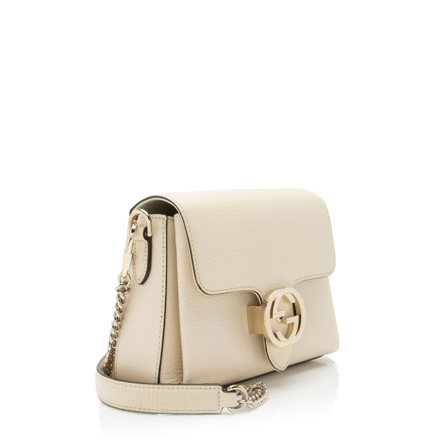 Gucci Leather Interlocking G Small Crossbody (SHF-whyp8a)