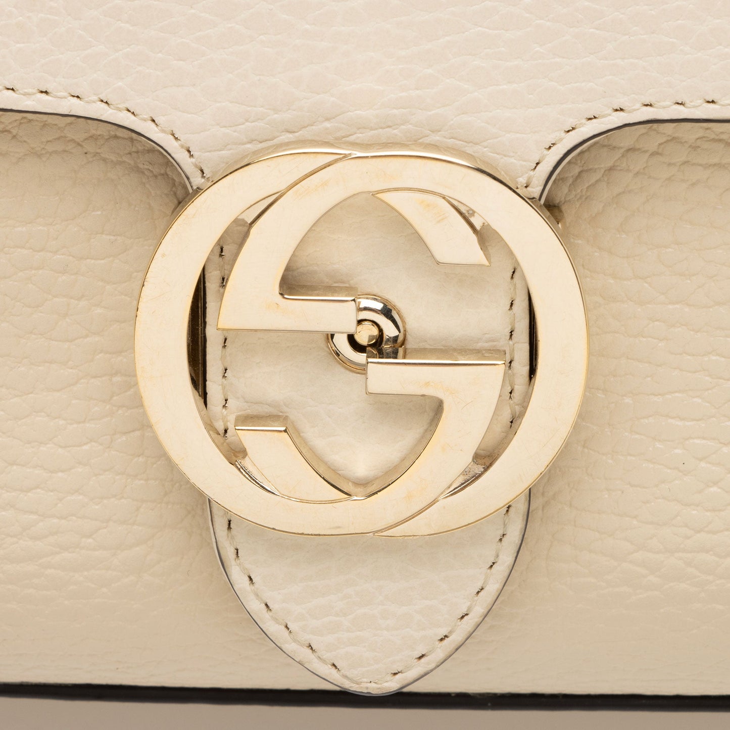 Gucci Leather Interlocking G Small Crossbody