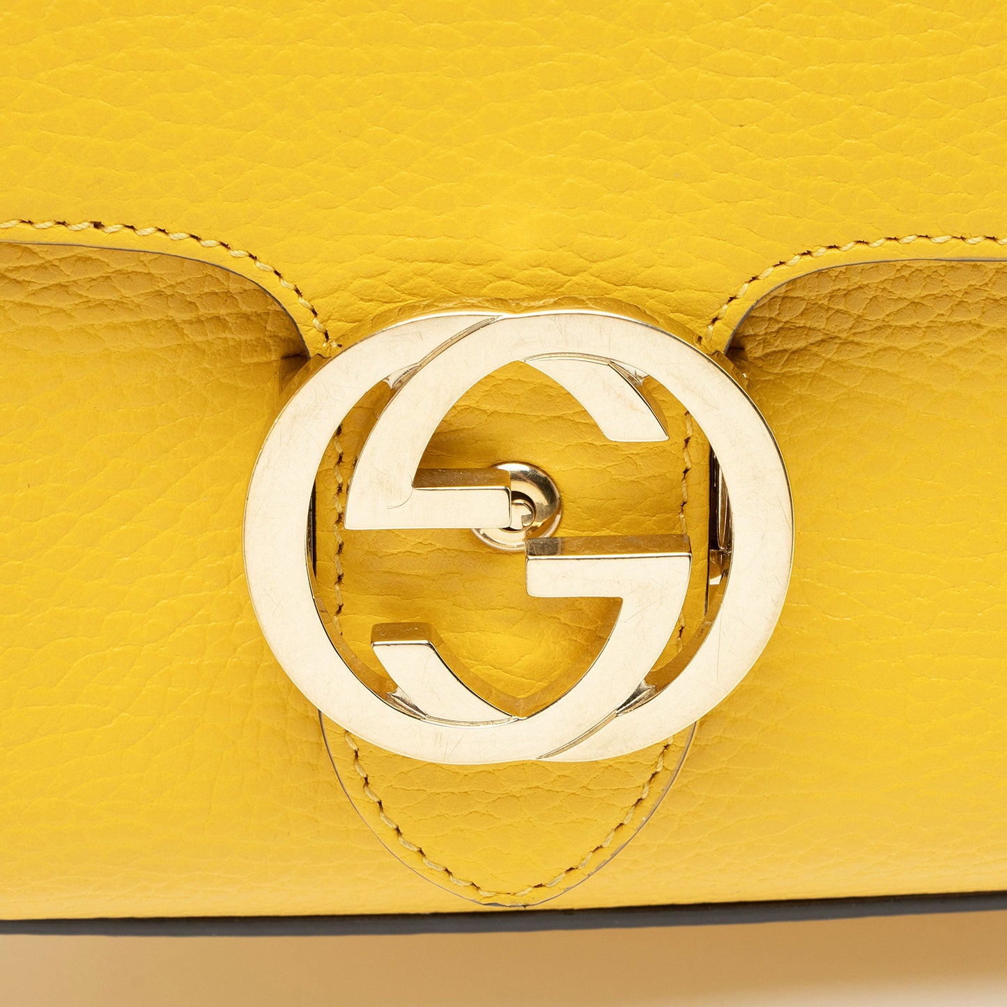 Gucci Leather Interlocking G Small Crossbody