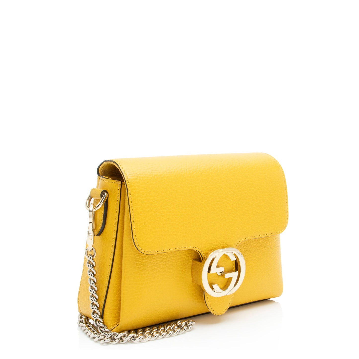 Gucci Leather Interlocking G Small Crossbody
