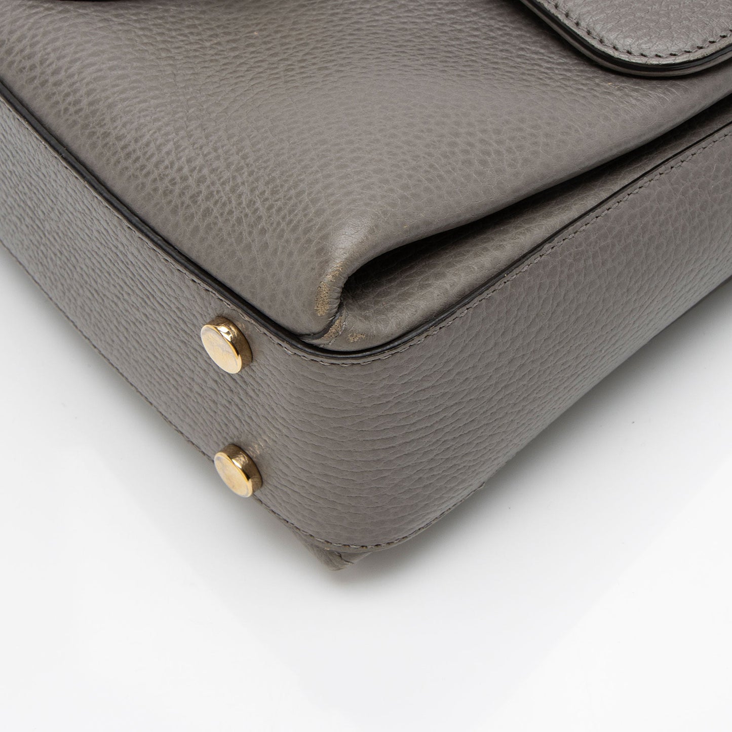 Gucci Leather Interlocking G Small Top Handle (SHF-ug7uku)