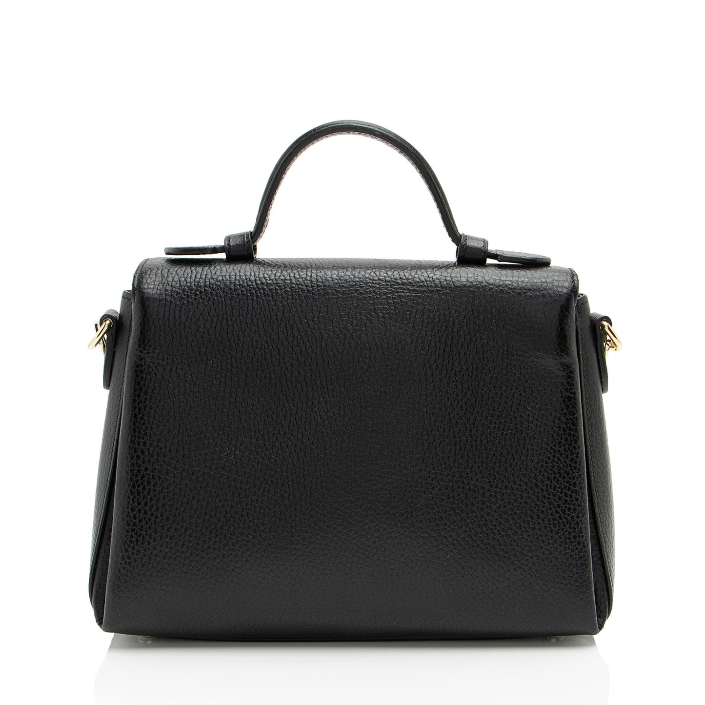 Gucci Leather Interlocking G Small Top Handle (SHF-WY9c47)