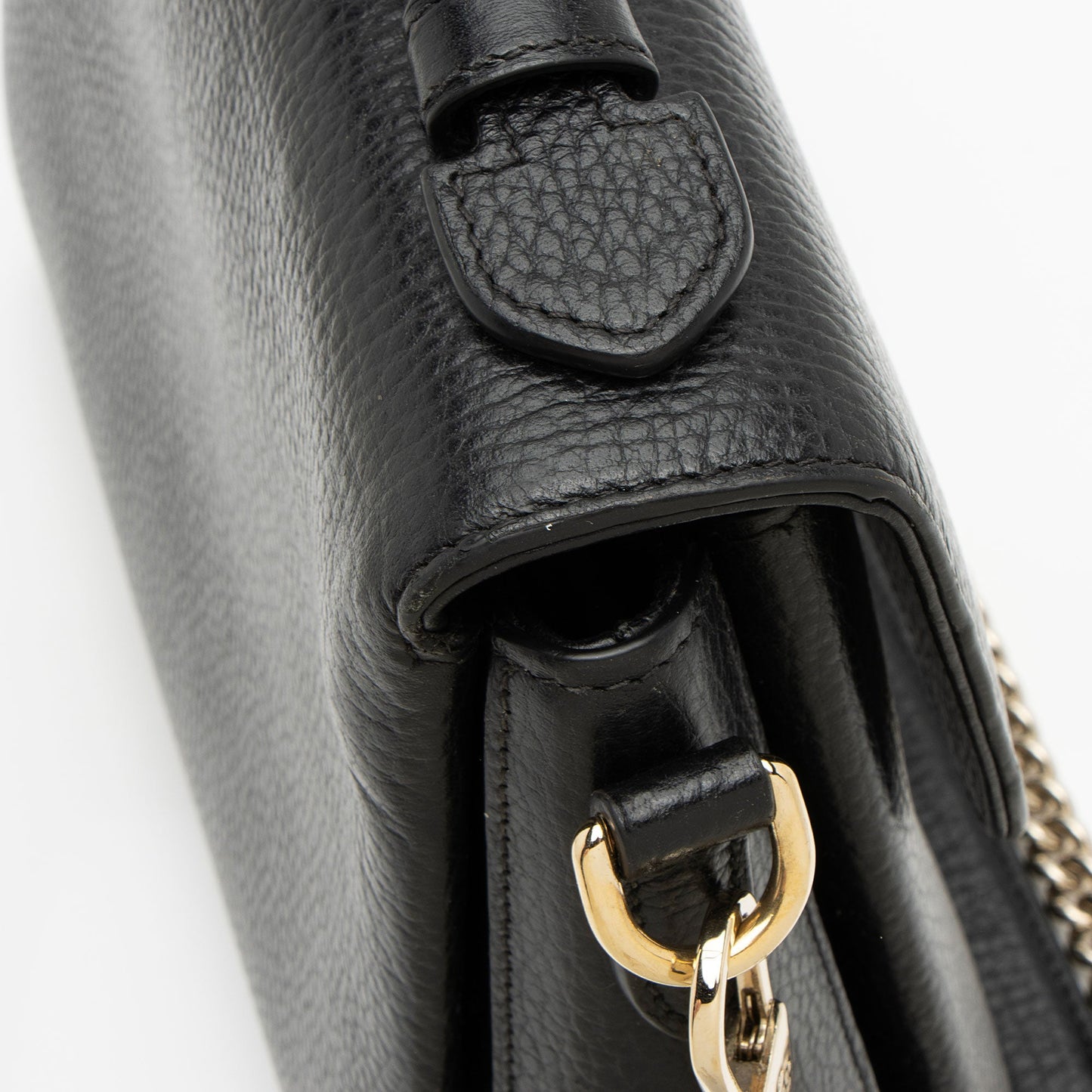 Gucci Leather Interlocking G Small Top Handle (SHF-WY9c47)