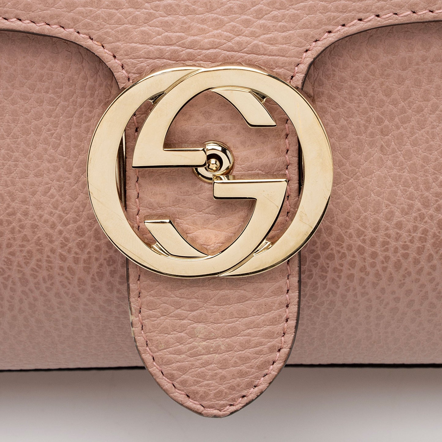 Gucci Leather Interlocking G Small Top Handle (SHF-WEVYEv)