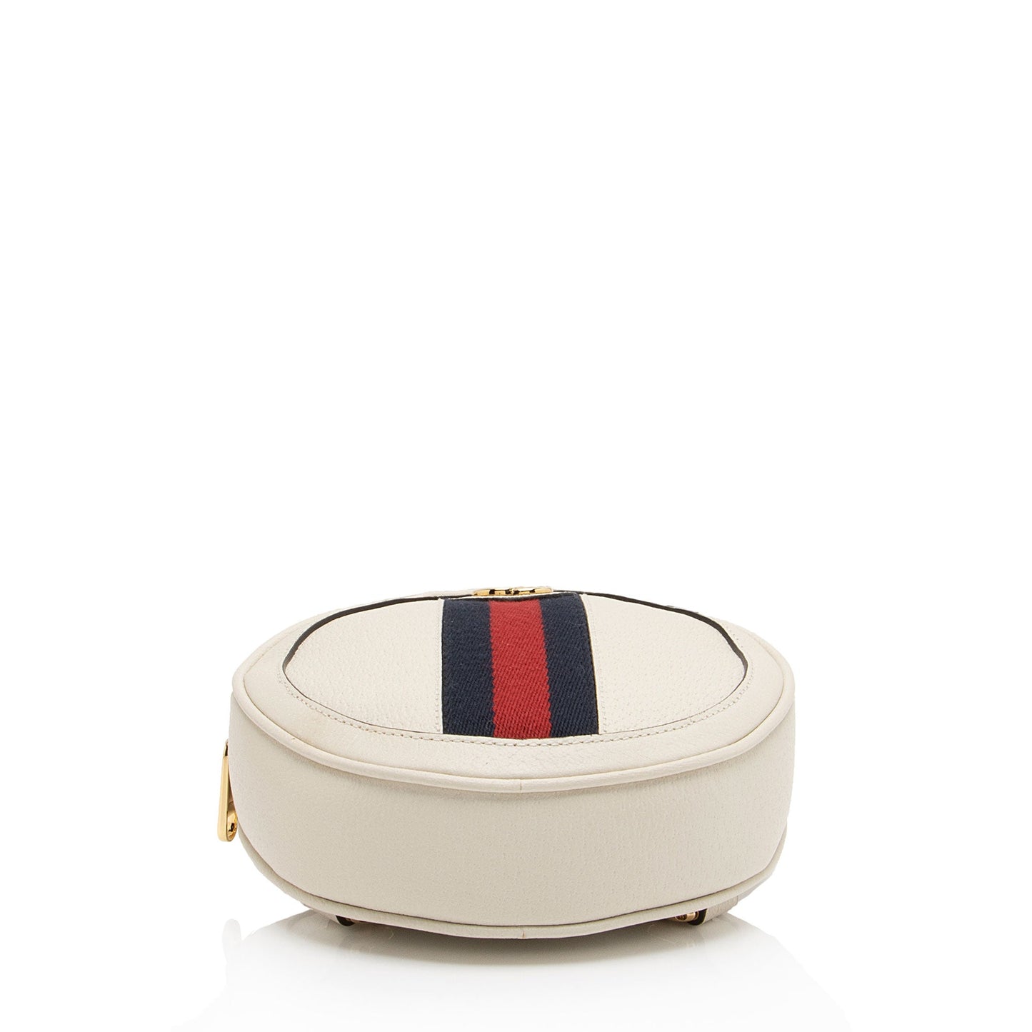Gucci Leather Ophidia Round Mini Backpack