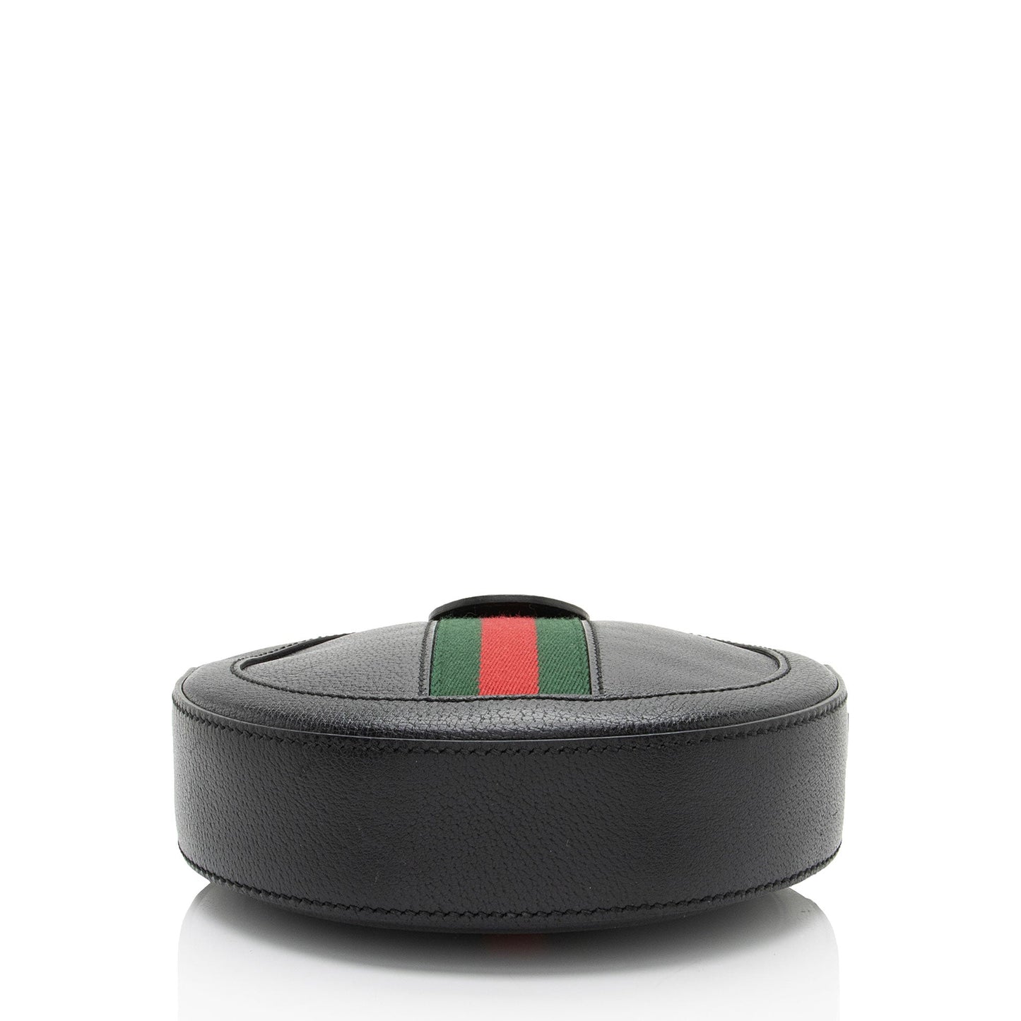 Gucci Leather Ophidia Round Mini Shoulder Bag (SHF-8X1FRs)