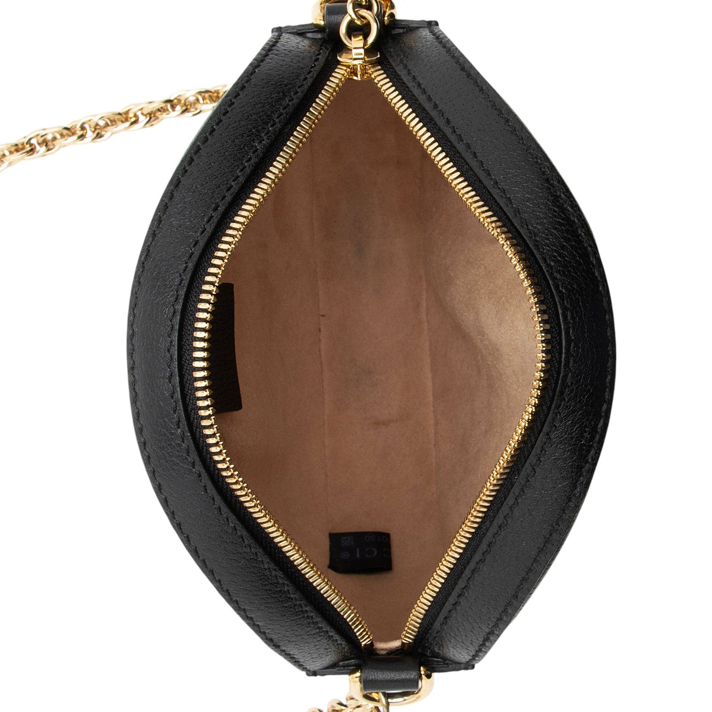 Gucci Leather Ophidia Round Mini Shoulder Bag (SHF-8X1FRs)