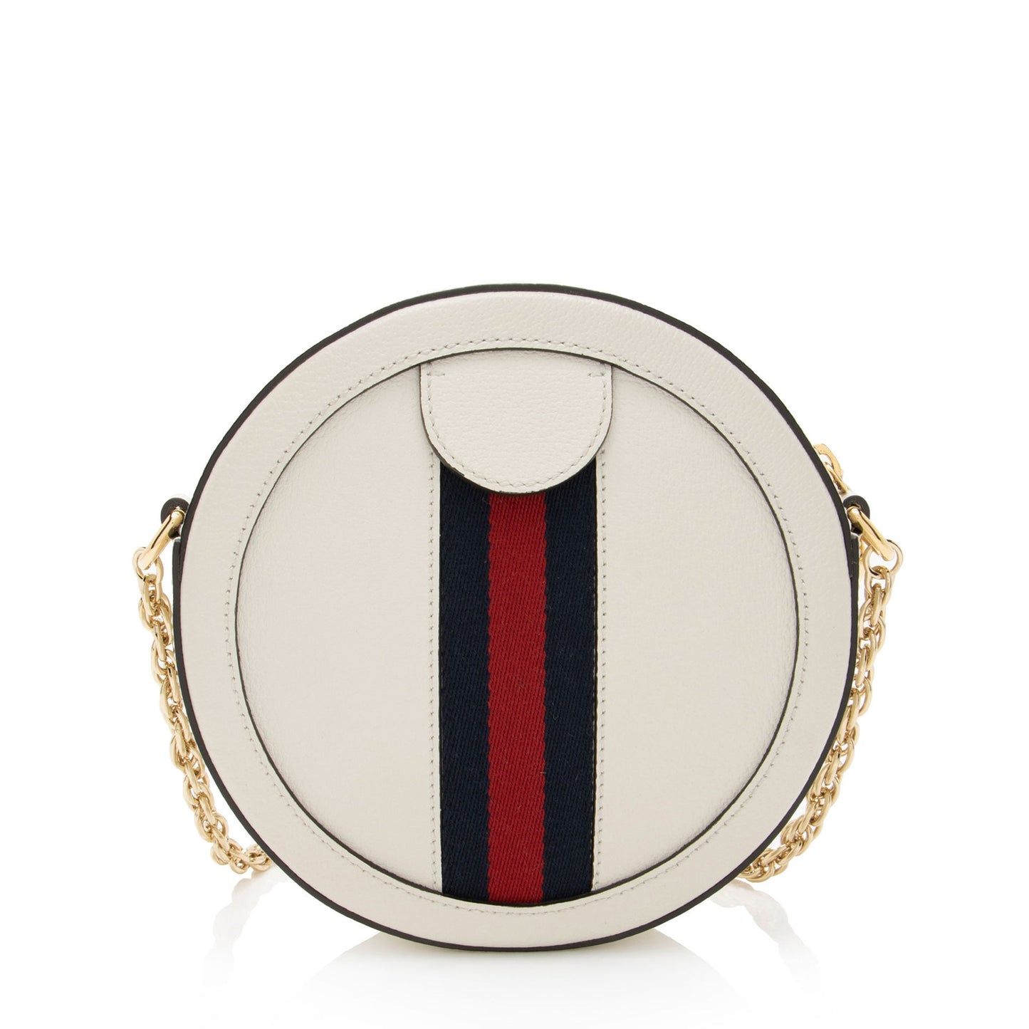 Gucci Leather Ophidia Round Mini Shoulder Bag