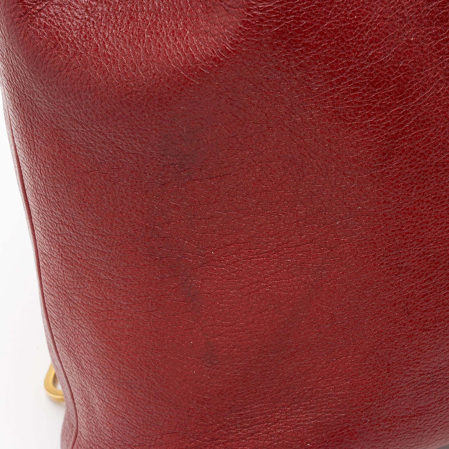 Gucci Leather Rebelle Medium Backpack