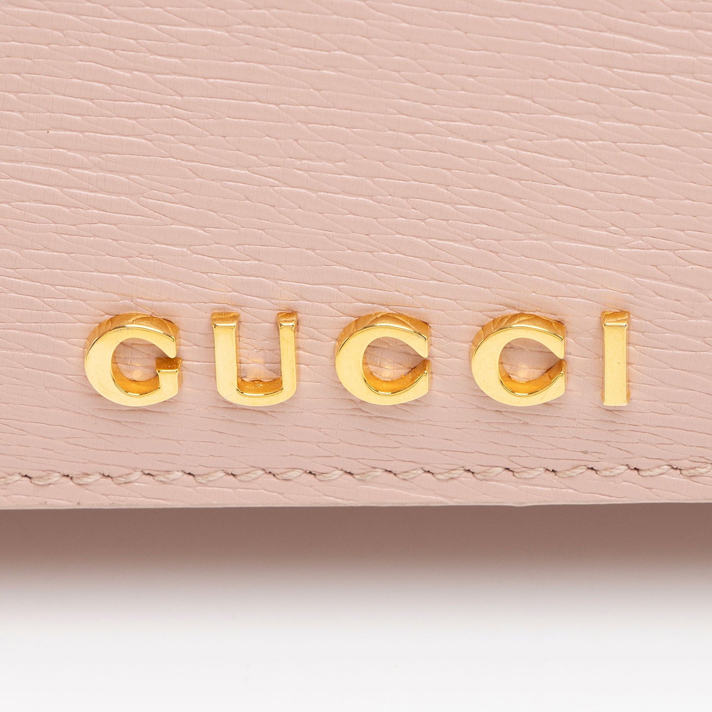 Gucci Leather Script Wallet on Chain